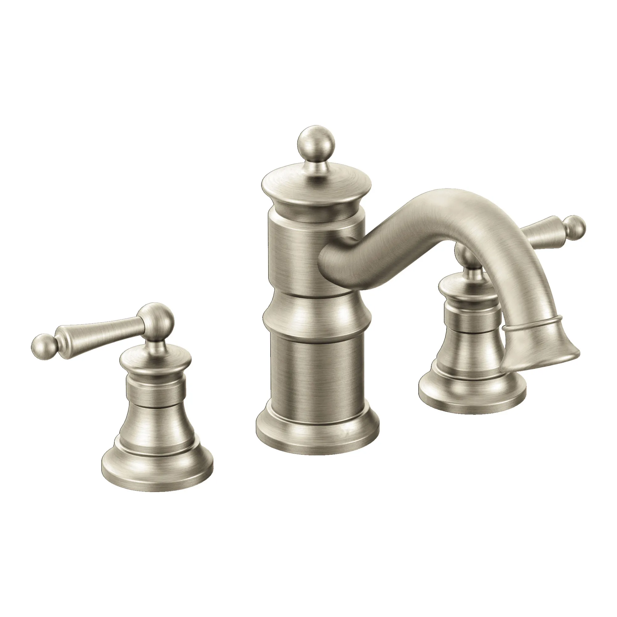Waterhill Chrome Two-Handle High Arc Roman Tub Faucet - Image 10