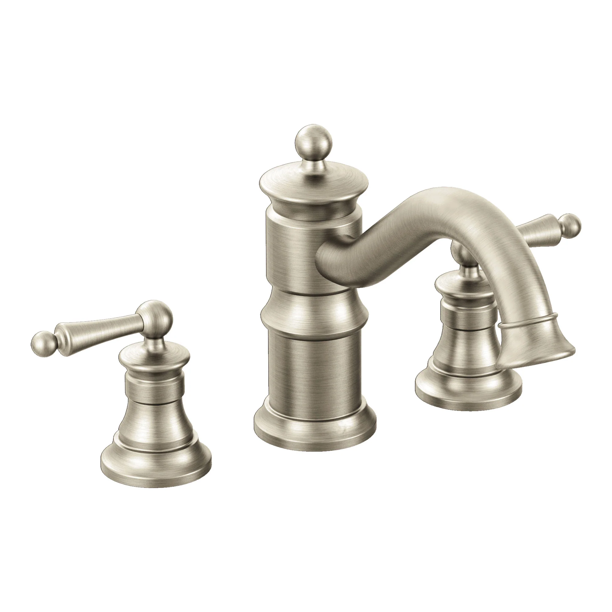 Waterhill Chrome Two-Handle High Arc Roman Tub Faucet - Image 9