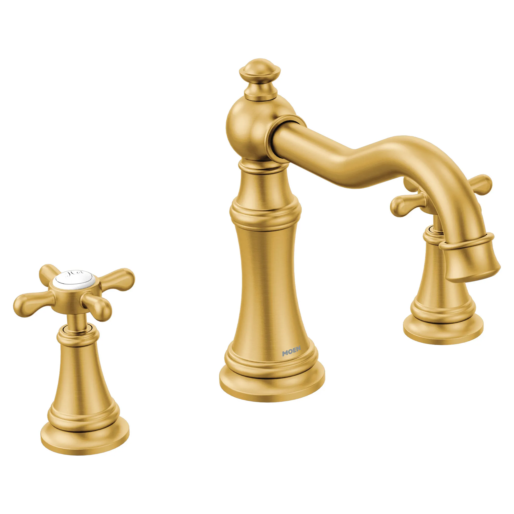 Weymouth Chrome Two-Handle High Arc Roman Tub Faucet - Image 11