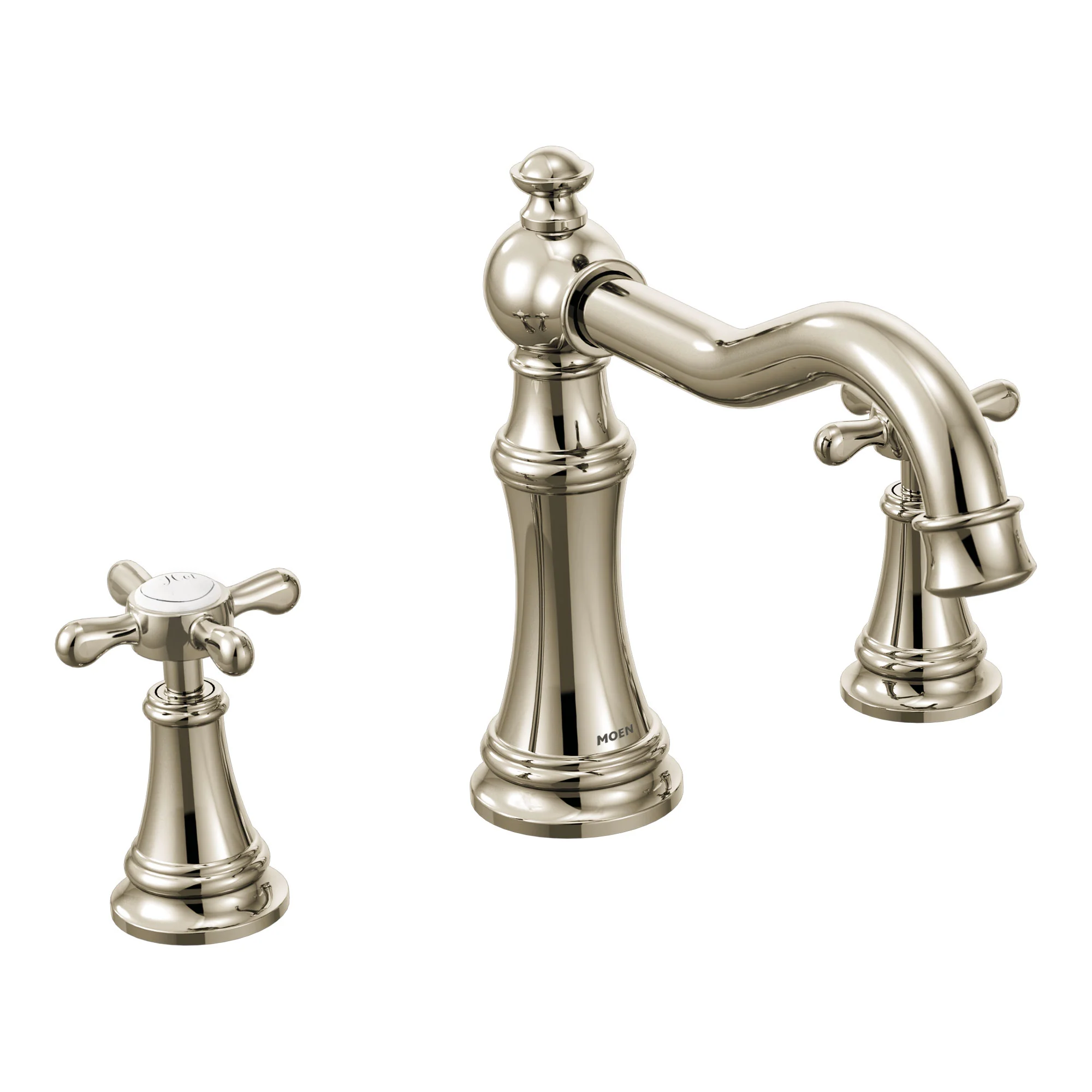 Weymouth Chrome Two-Handle High Arc Roman Tub Faucet - Image 5