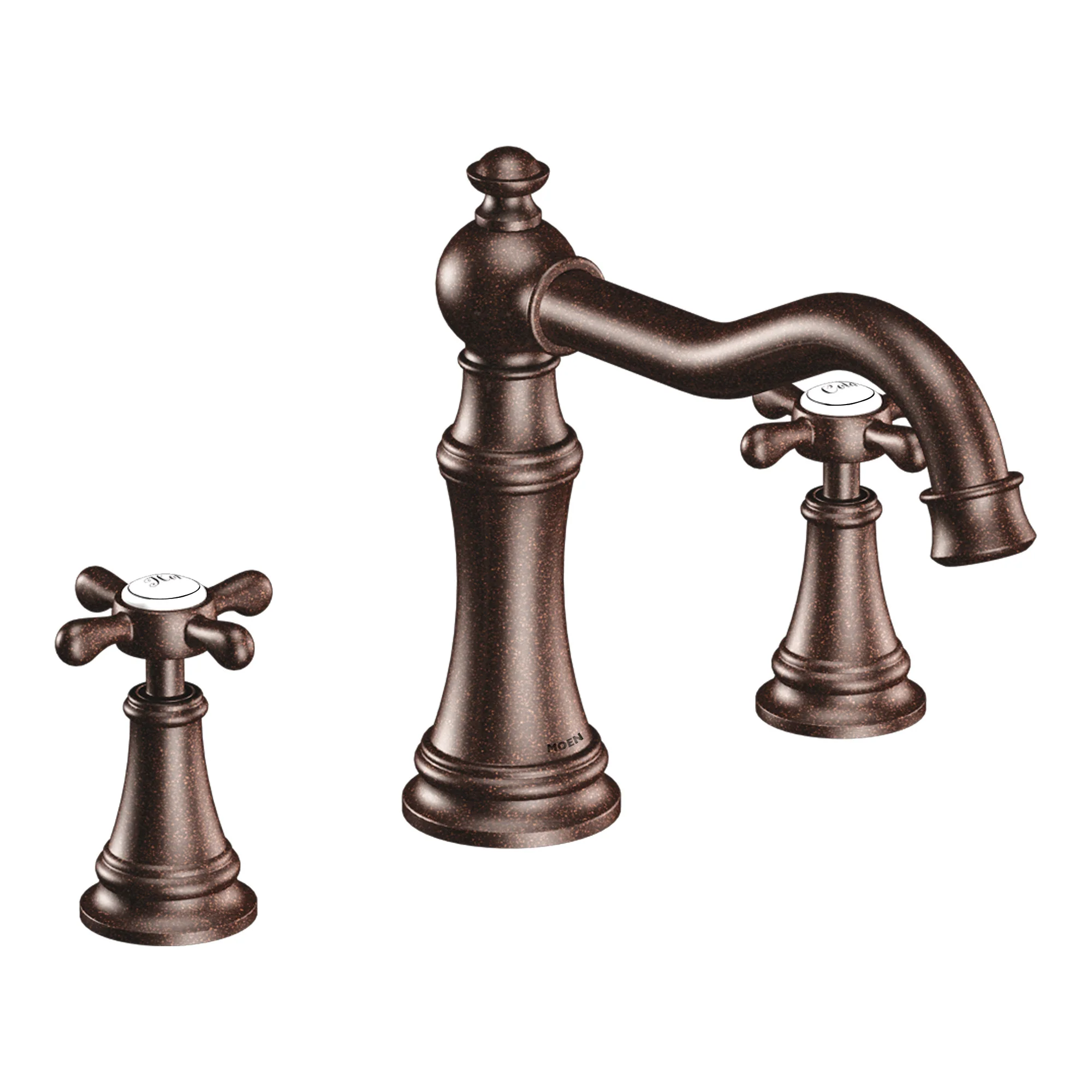 Weymouth Chrome Two-Handle High Arc Roman Tub Faucet - Image 7