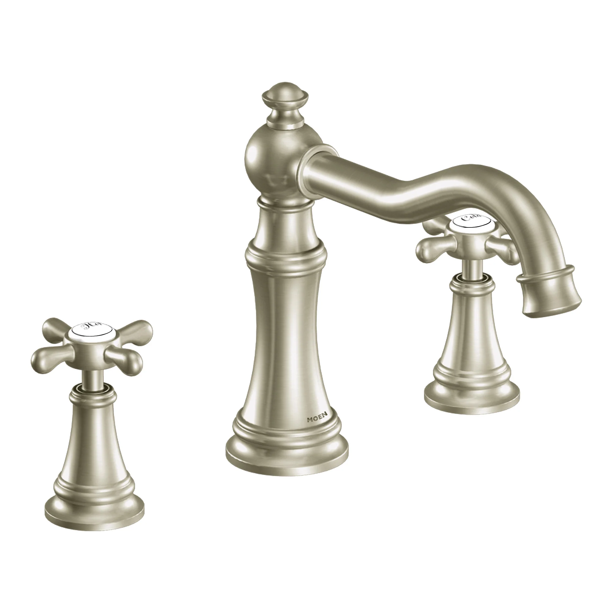 Weymouth Chrome Two-Handle High Arc Roman Tub Faucet - Image 9