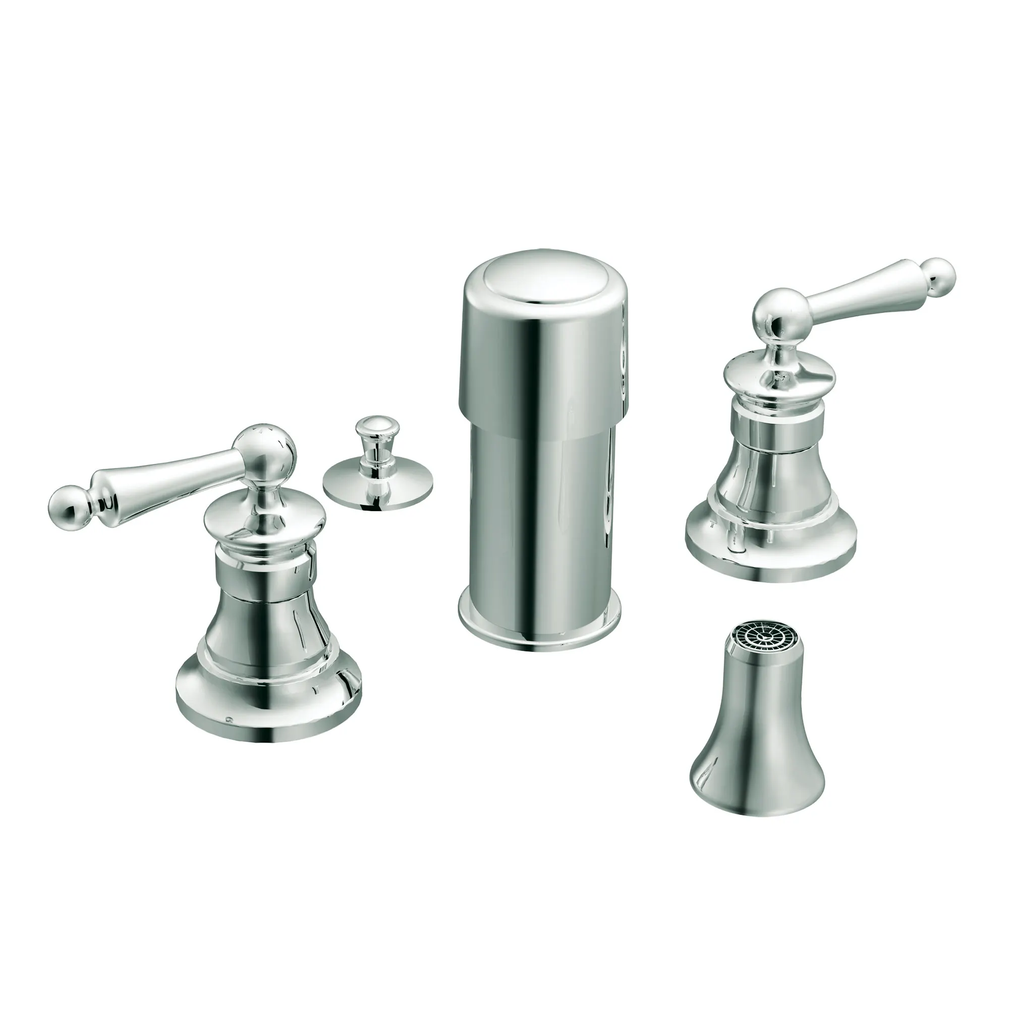 Waterhill Chrome two-handle bidet faucet - Image 2