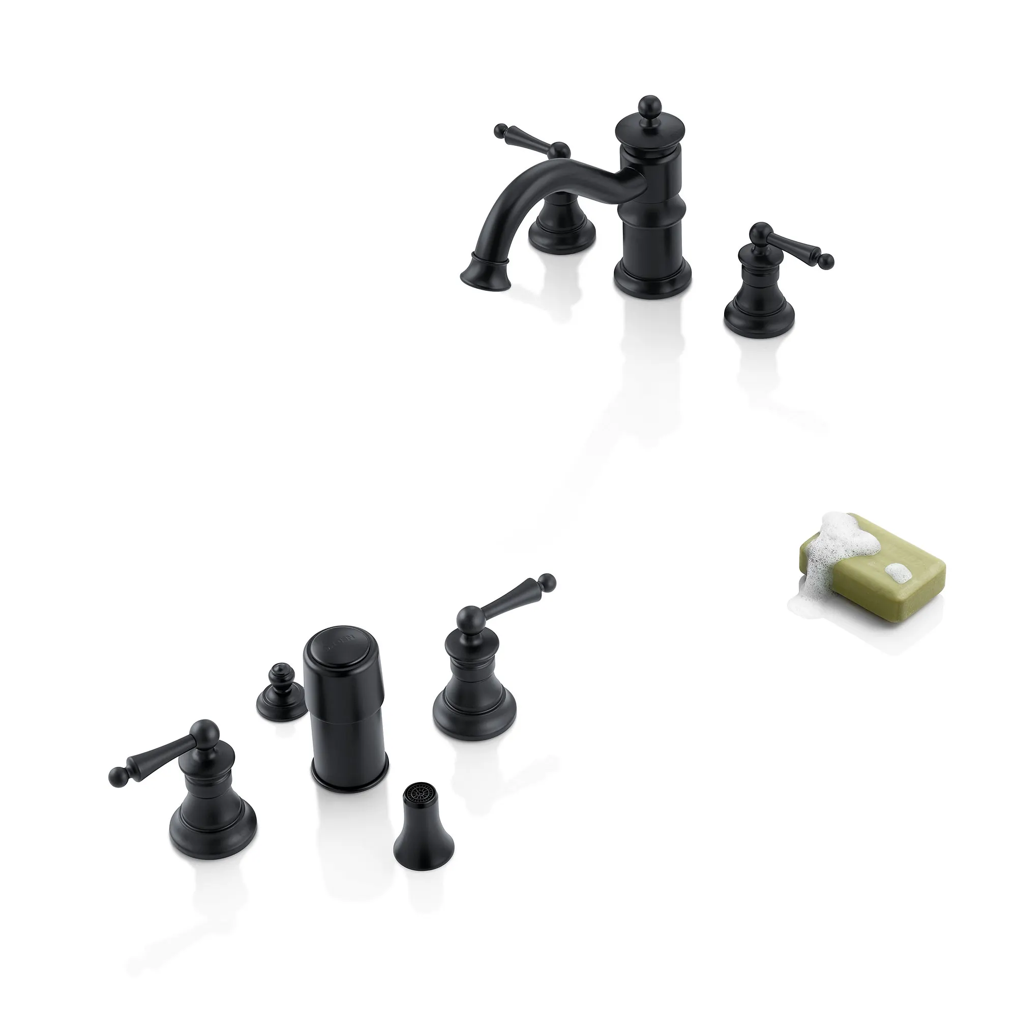 Waterhill Chrome two-handle bidet faucet - Image 6