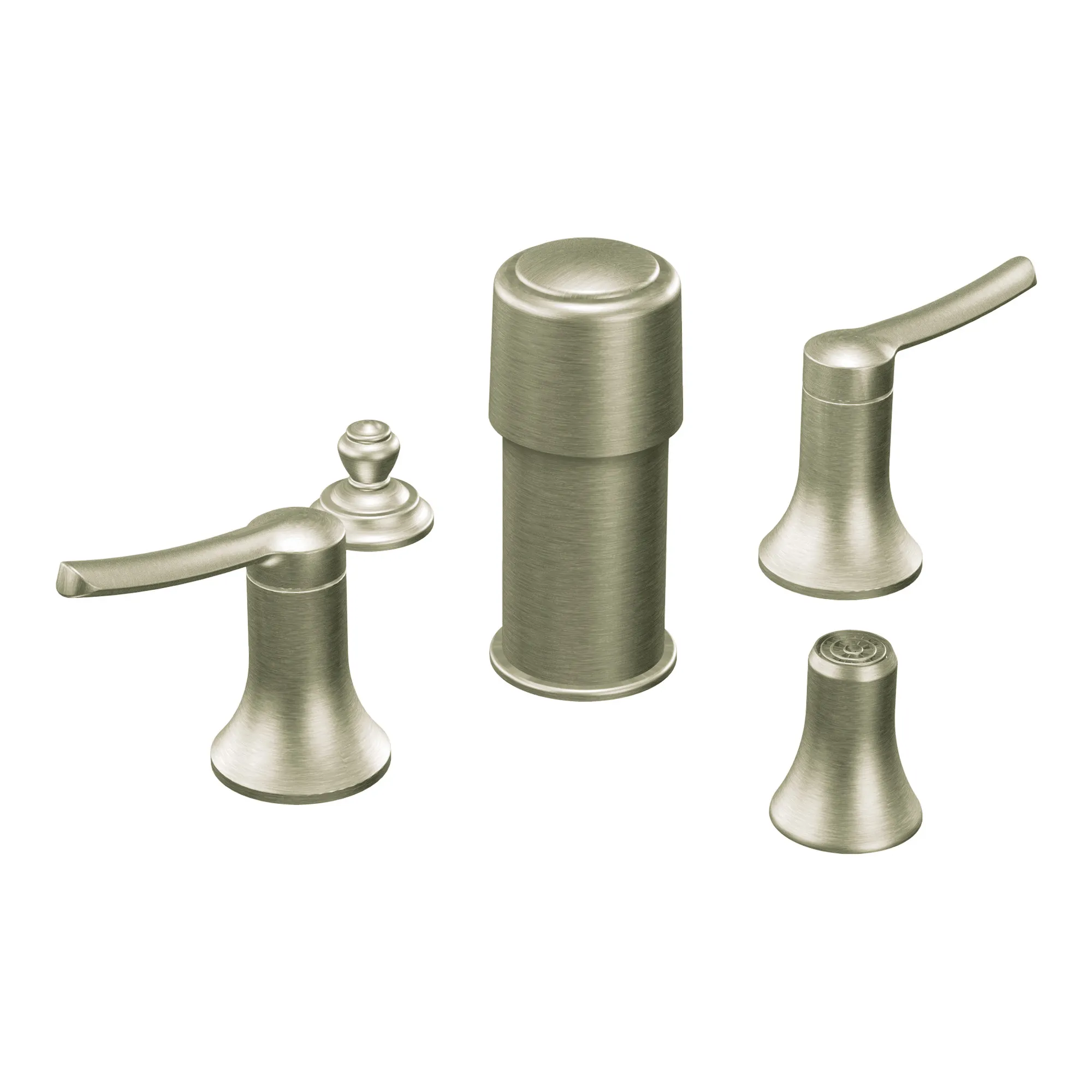 Fina Chrome two-handle bidet faucet - Image 4