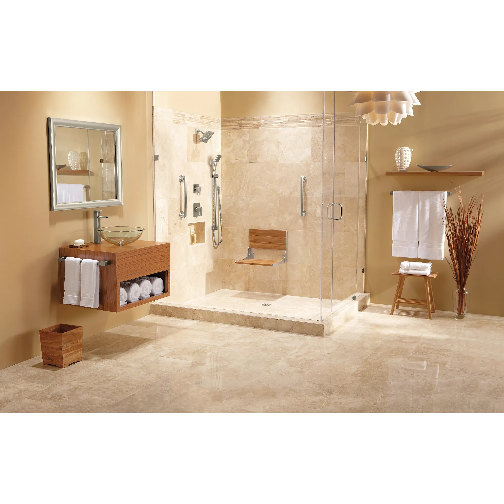 90 Degree Chrome Transfer Tub/Shower - Image 10