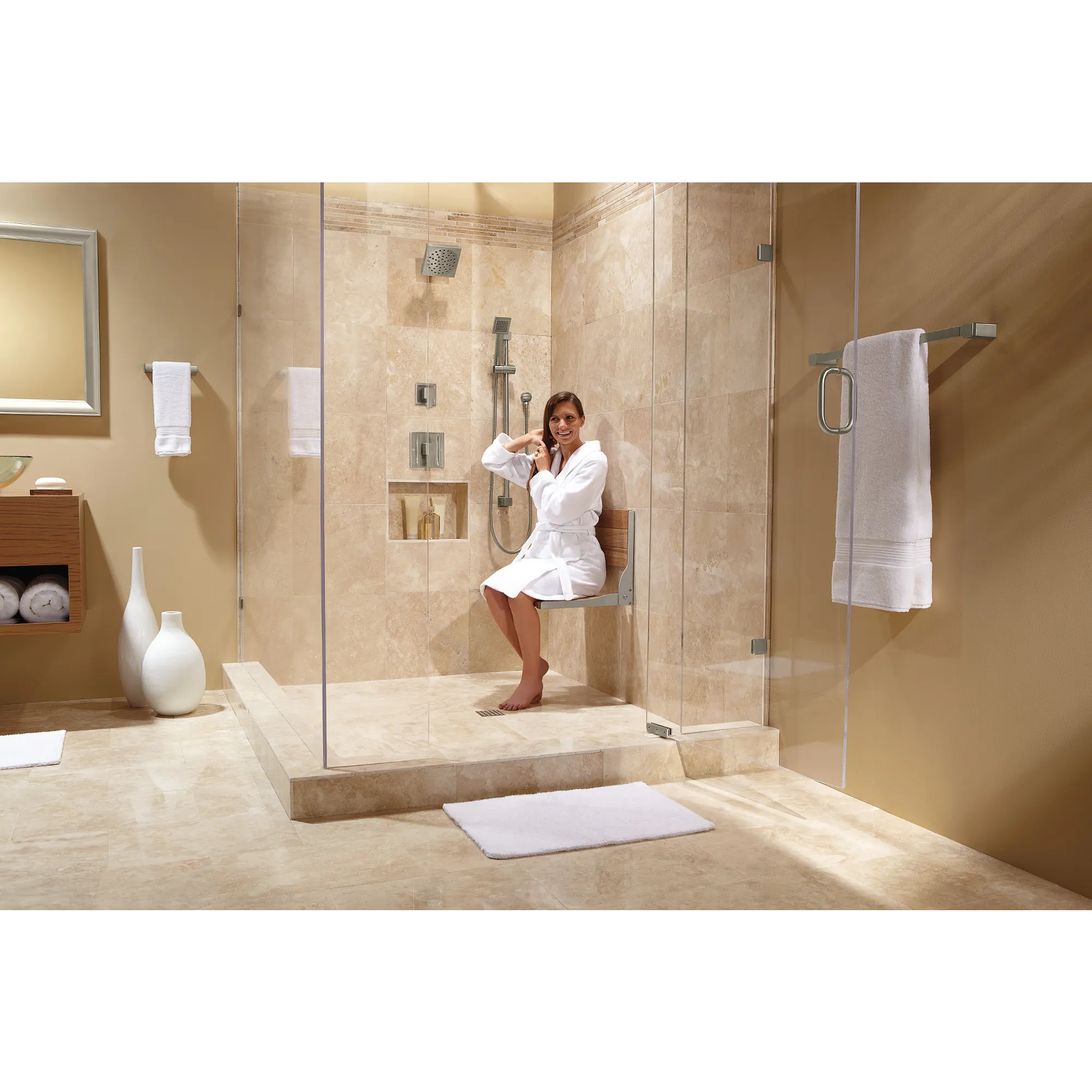 90 Degree Chrome Transfer Tub/Shower - Image 7