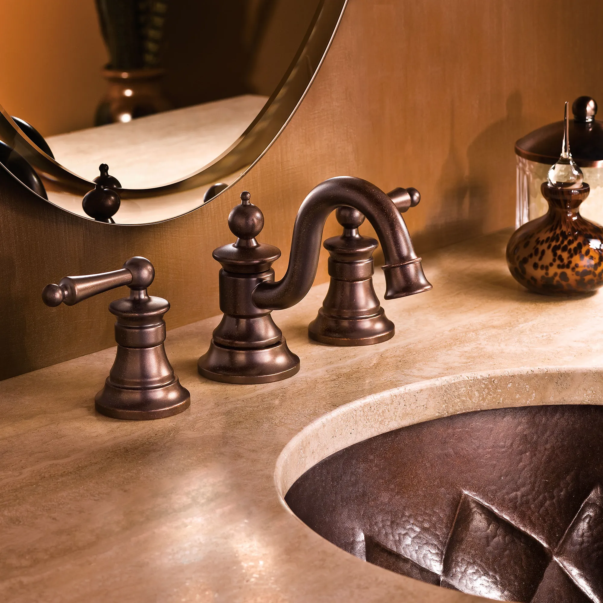 Waterhill Chrome Two-Handle High Arc Bathroom Faucet - Image 11