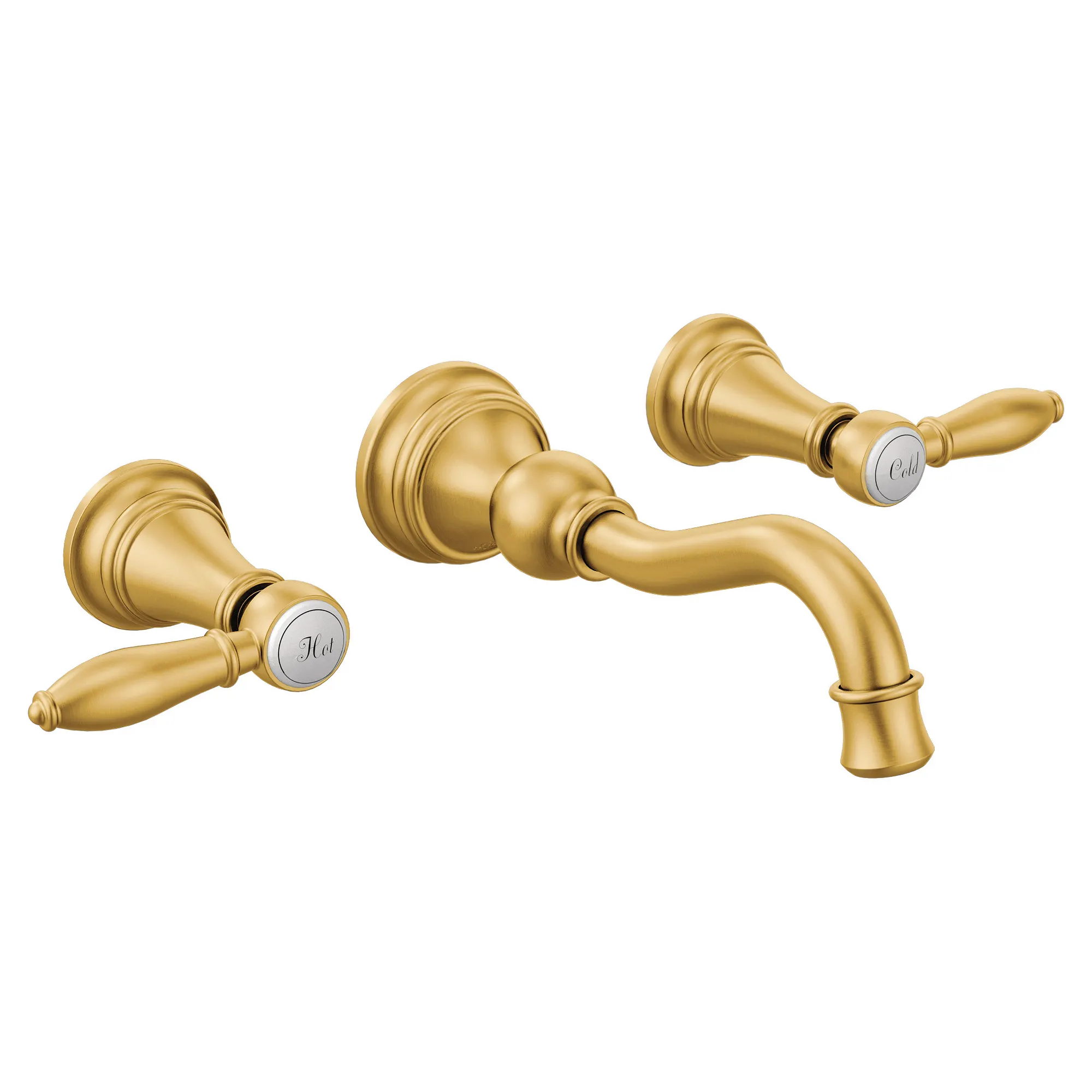 Weymouth Chrome Two-Handle High Arc Wall Mount Bathroom Faucet - Image 16