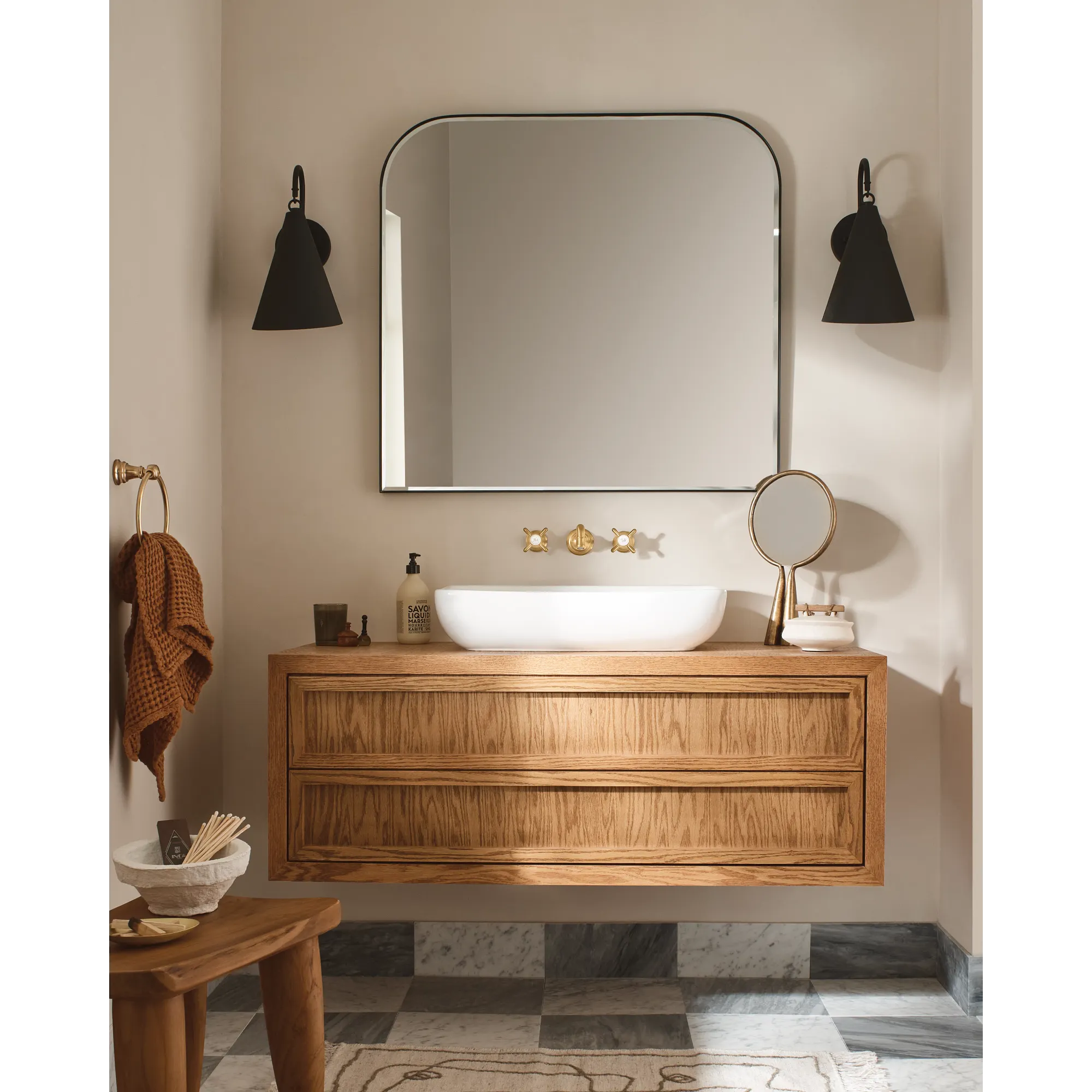 Weymouth Chrome Two-Handle High Arc Wall Mount Bathroom Faucet - Image 18