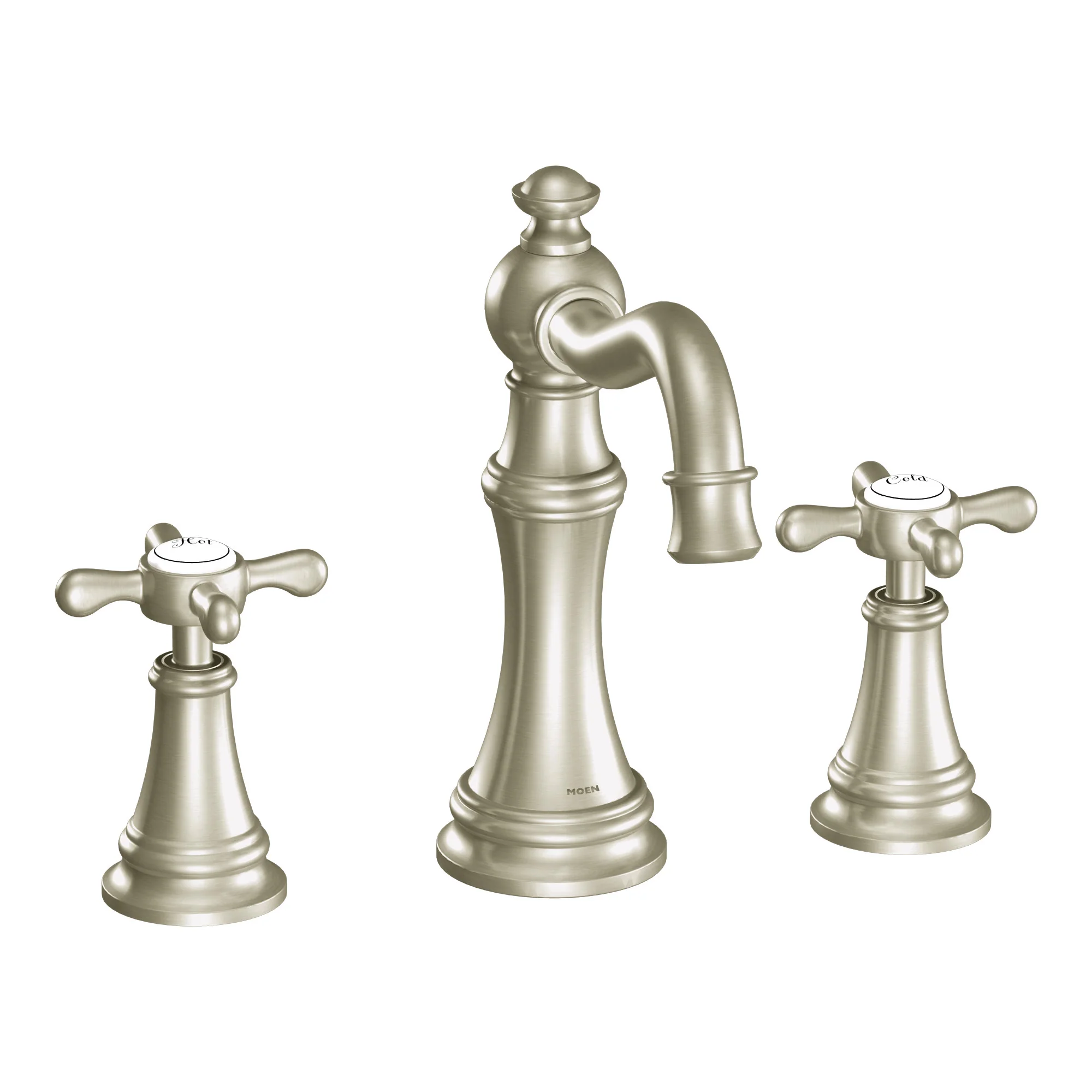 Weymouth Chrome Two-Handle High Arc Bathroom Faucet - Image 25