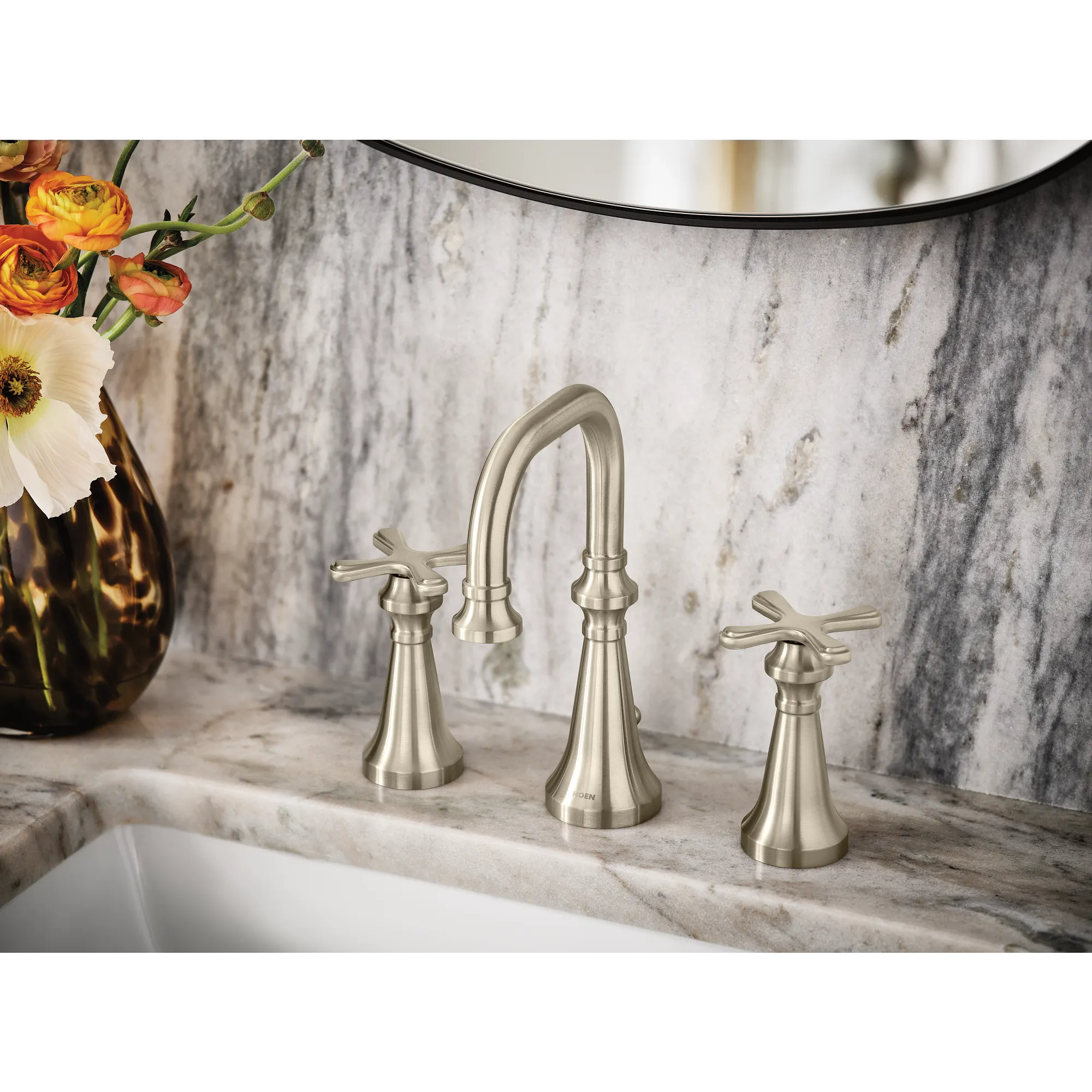 Colinet Chrome two-handle high arc bathroom faucet - Image 17