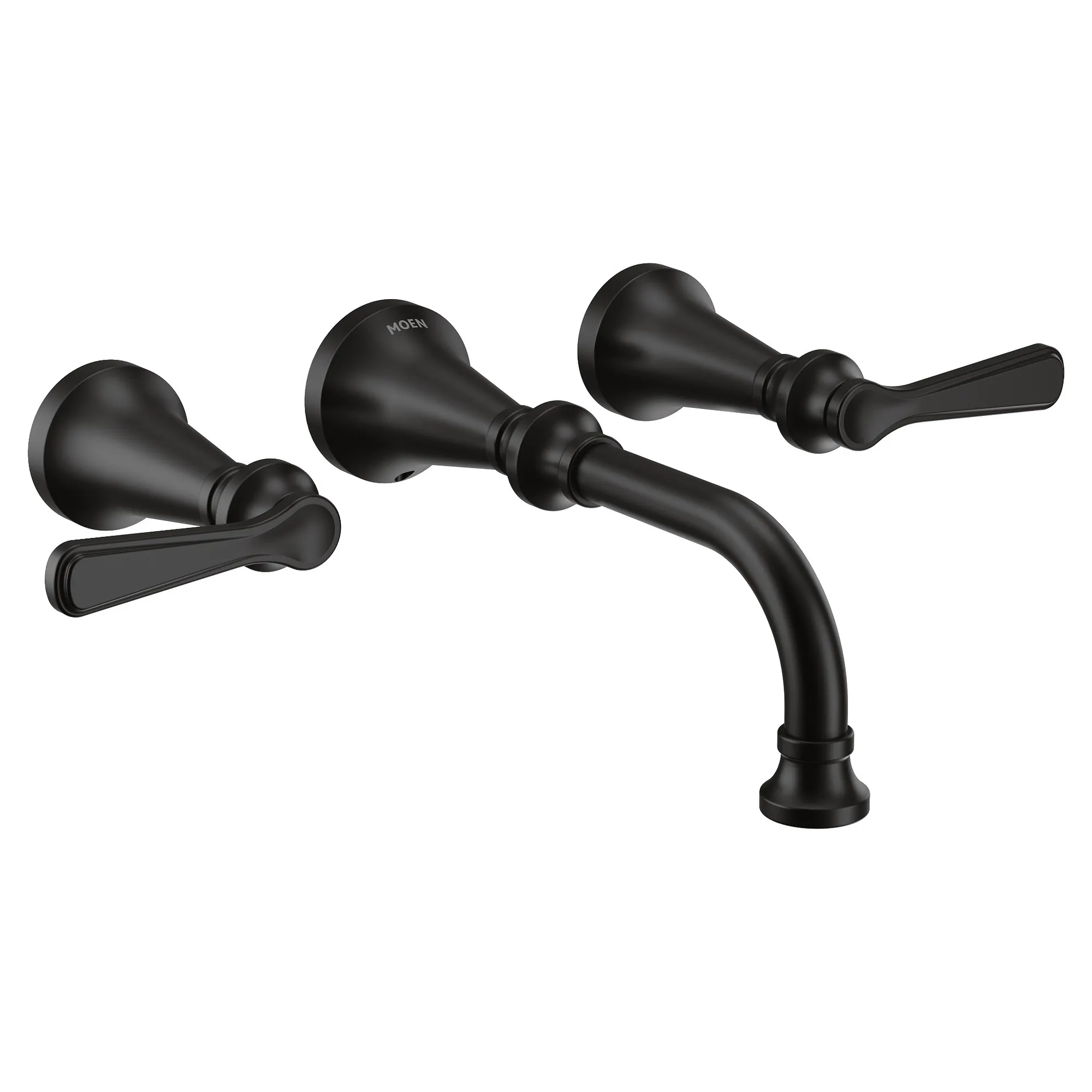 Colinet Chrome two-handle wall mount bathroom faucet - Image 5