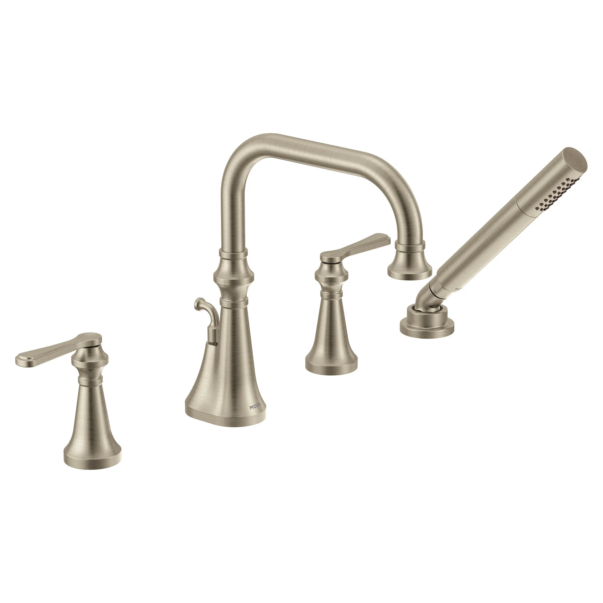 Colinet Chrome two-handle high arc roman tub faucet - Image 6