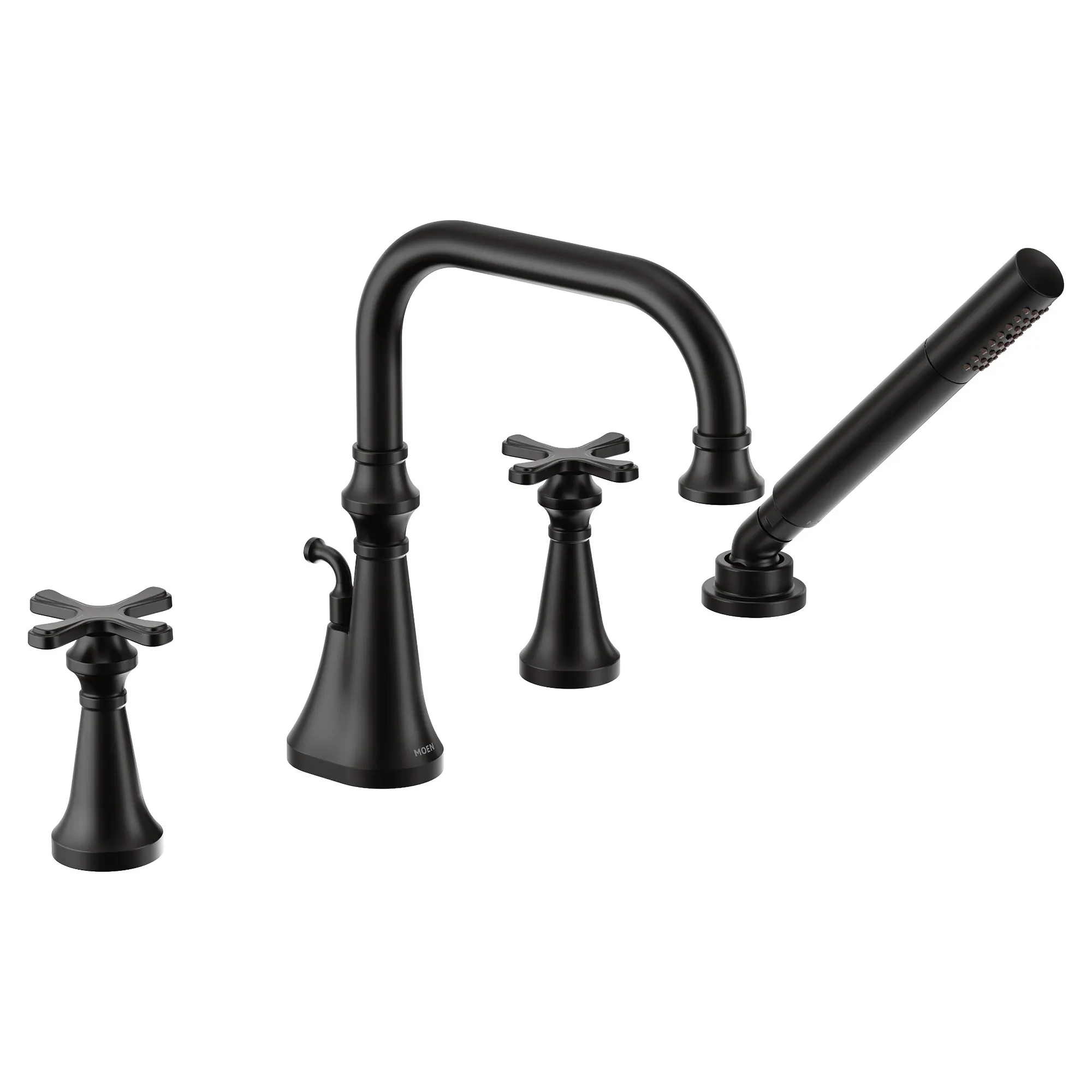 Colinet Chrome two-handle high arc roman tub faucet - Image 4