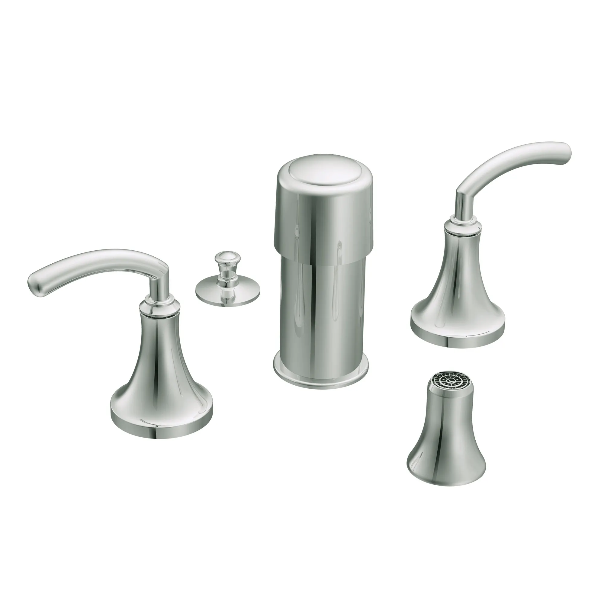 Icon Chrome two-handle bidet faucet - Image 2