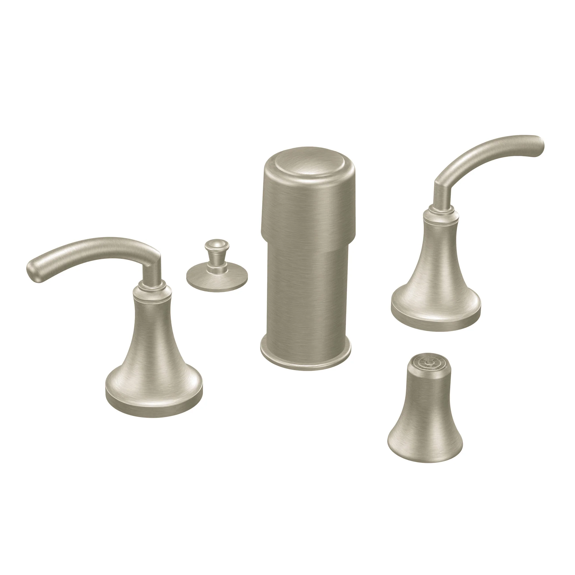 Icon Chrome two-handle bidet faucet - Image 3