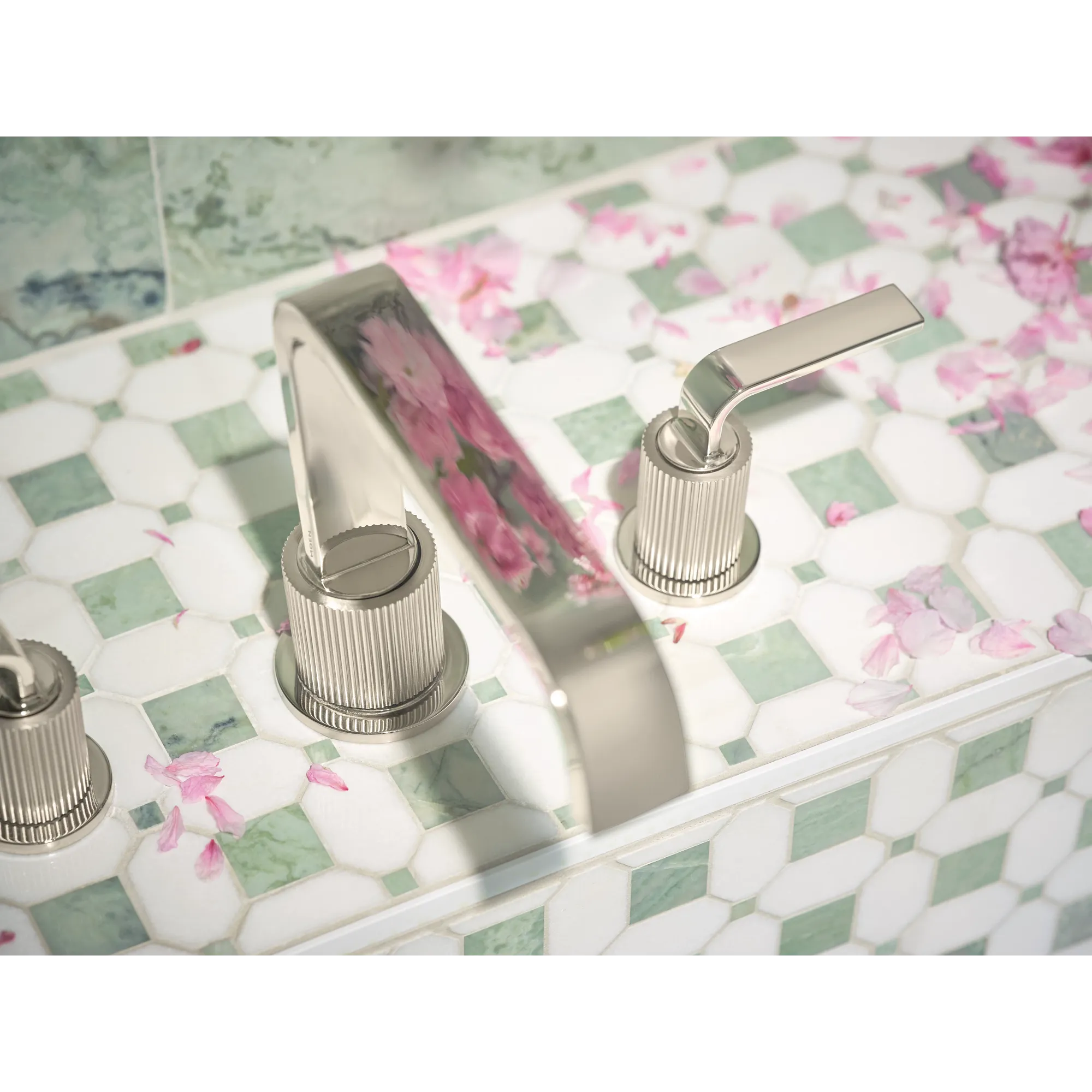 Cambium Chrome two-handle high arc roman tub faucet - Image 13