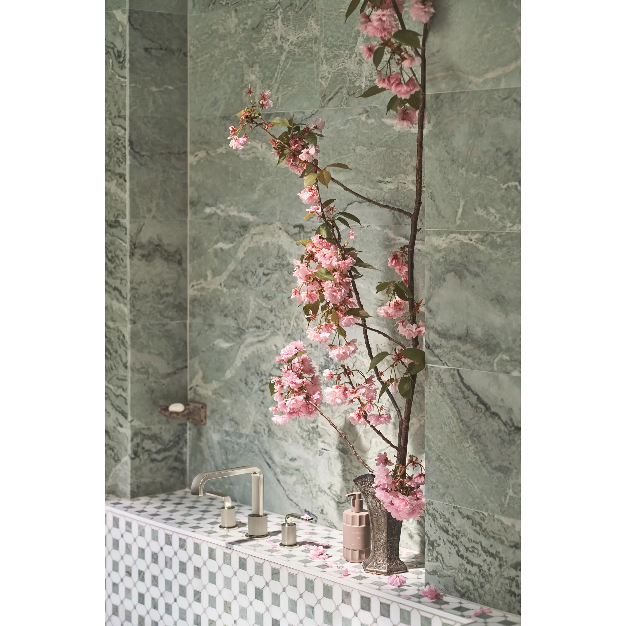 Cambium Chrome two-handle high arc roman tub faucet - Image 16