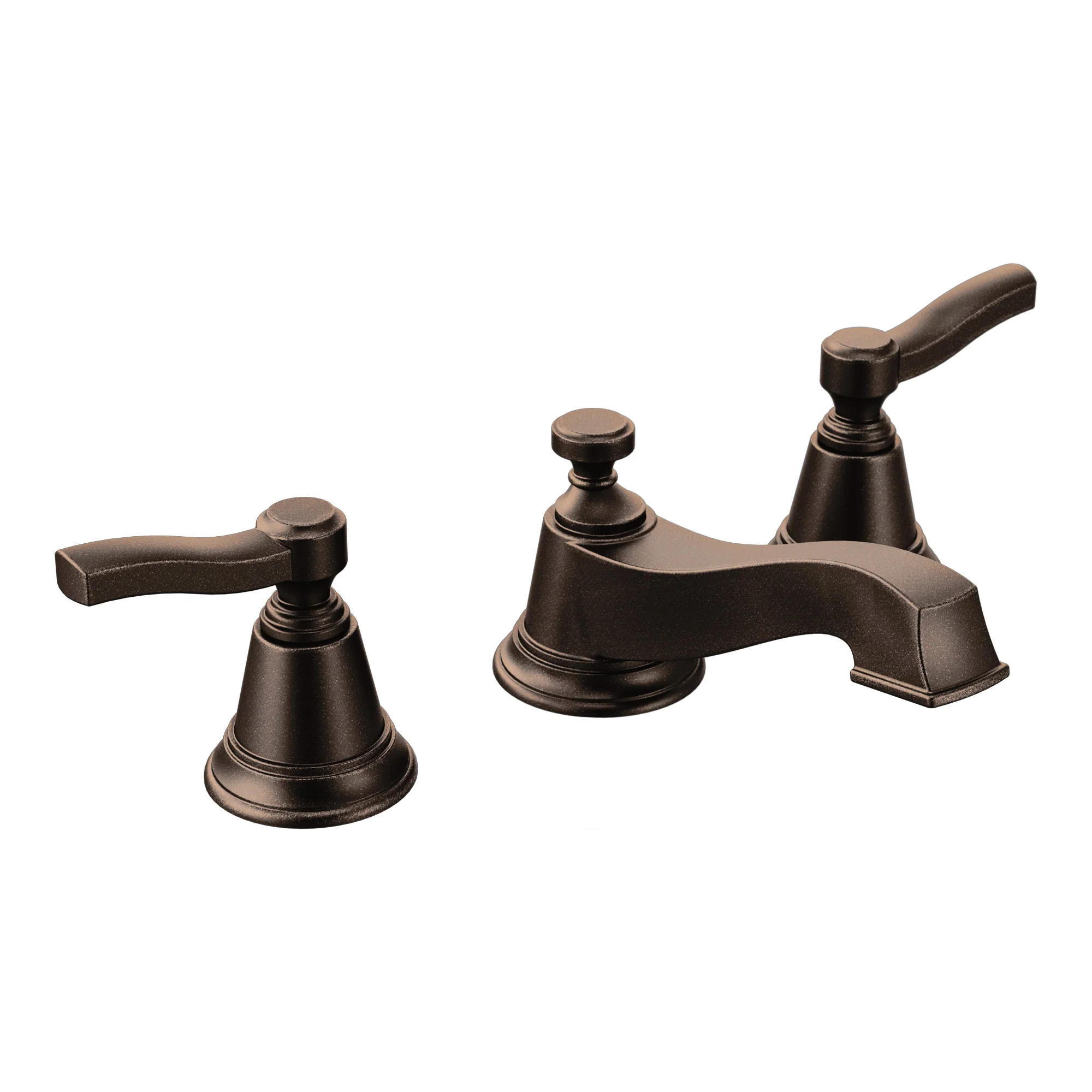 Rothbury Chrome Two-Handle Low Arc Bathroom Faucet - Image 4