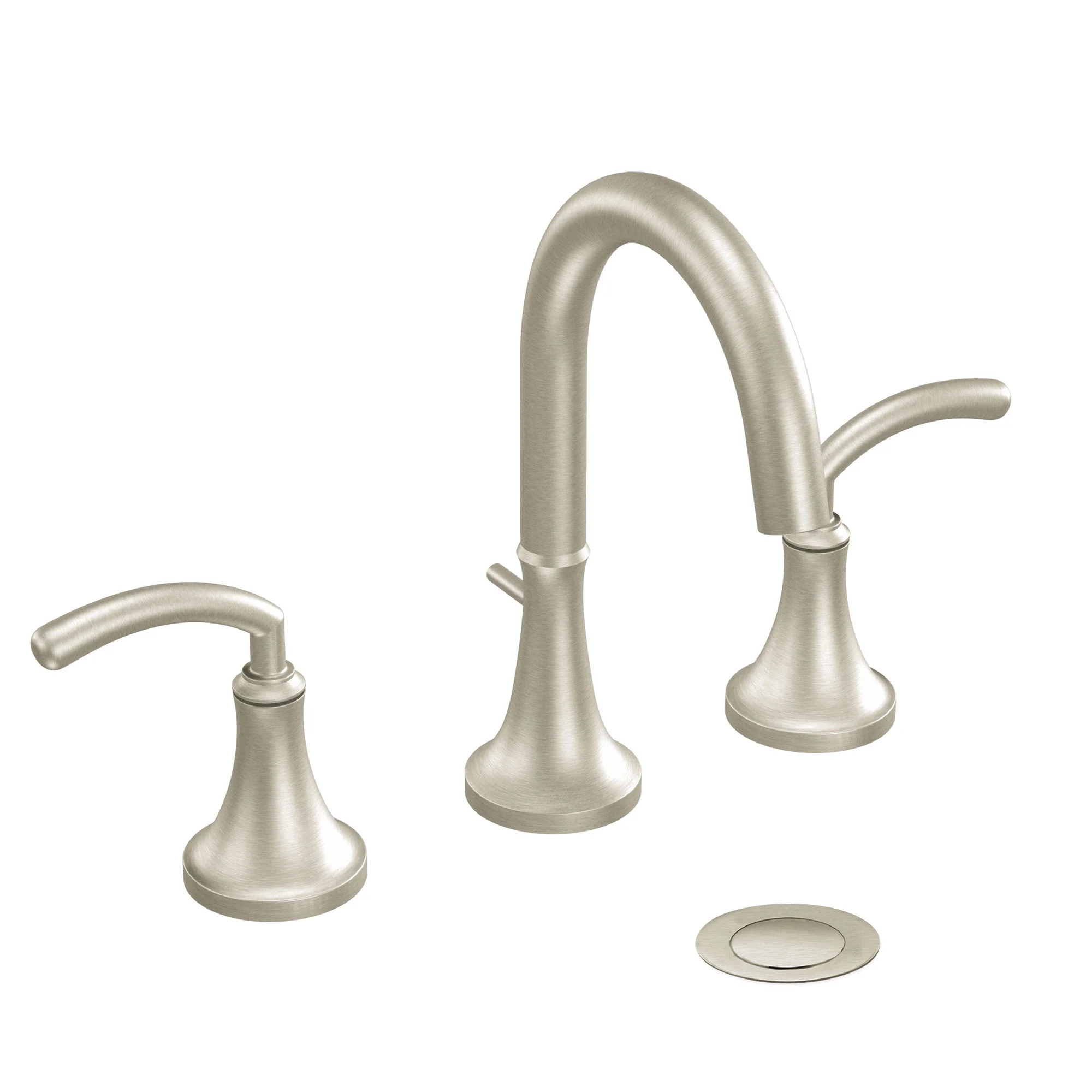 Icon Chrome Two-Handle High Arc Bathroom Faucet - Image 4