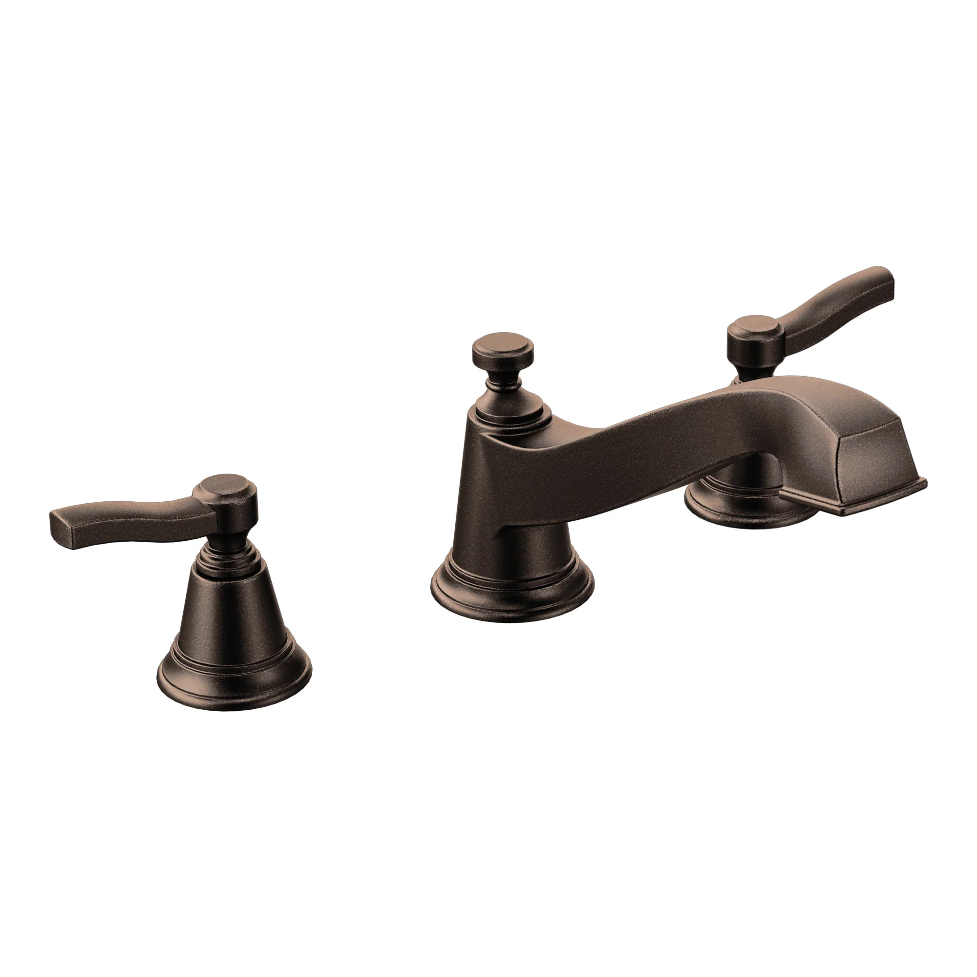 Rothbury Chrome Two-Handle Low Arc Roman Tub Faucet - Image 3
