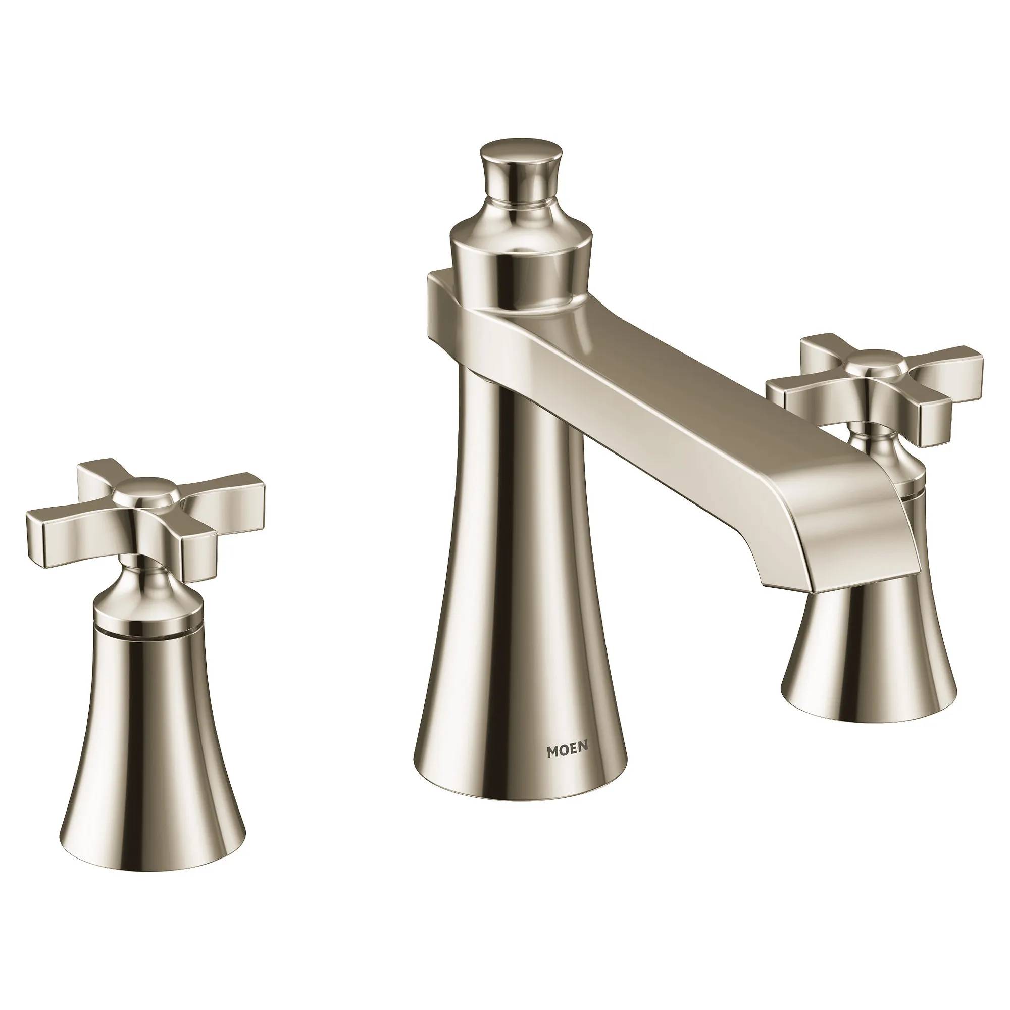 Flara Two-Handle High Arc Roman Tub Faucet - Image 4