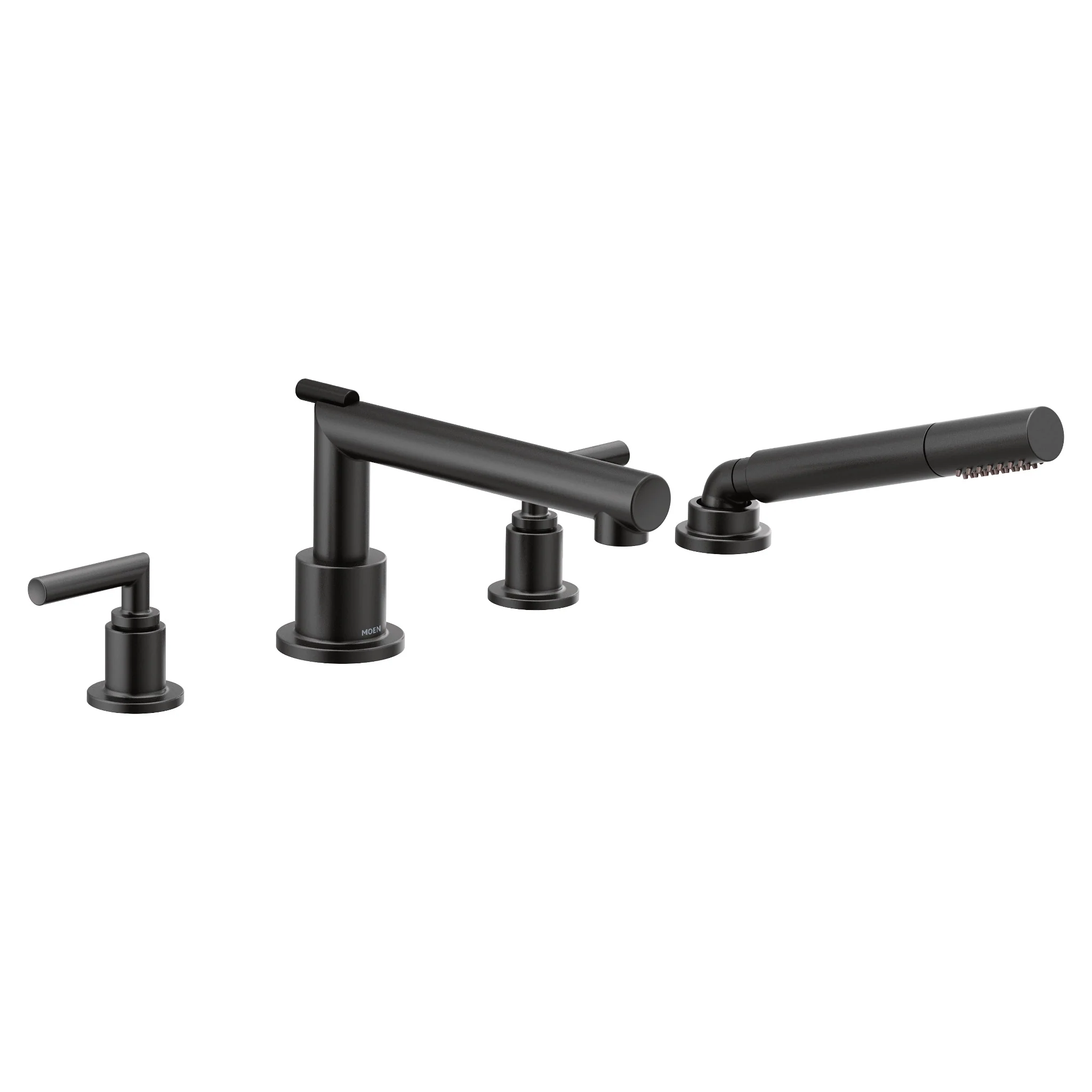 Arris Chrome Two-Handle Diverter Roman Tub Faucet including Handheld Shower - Image 6