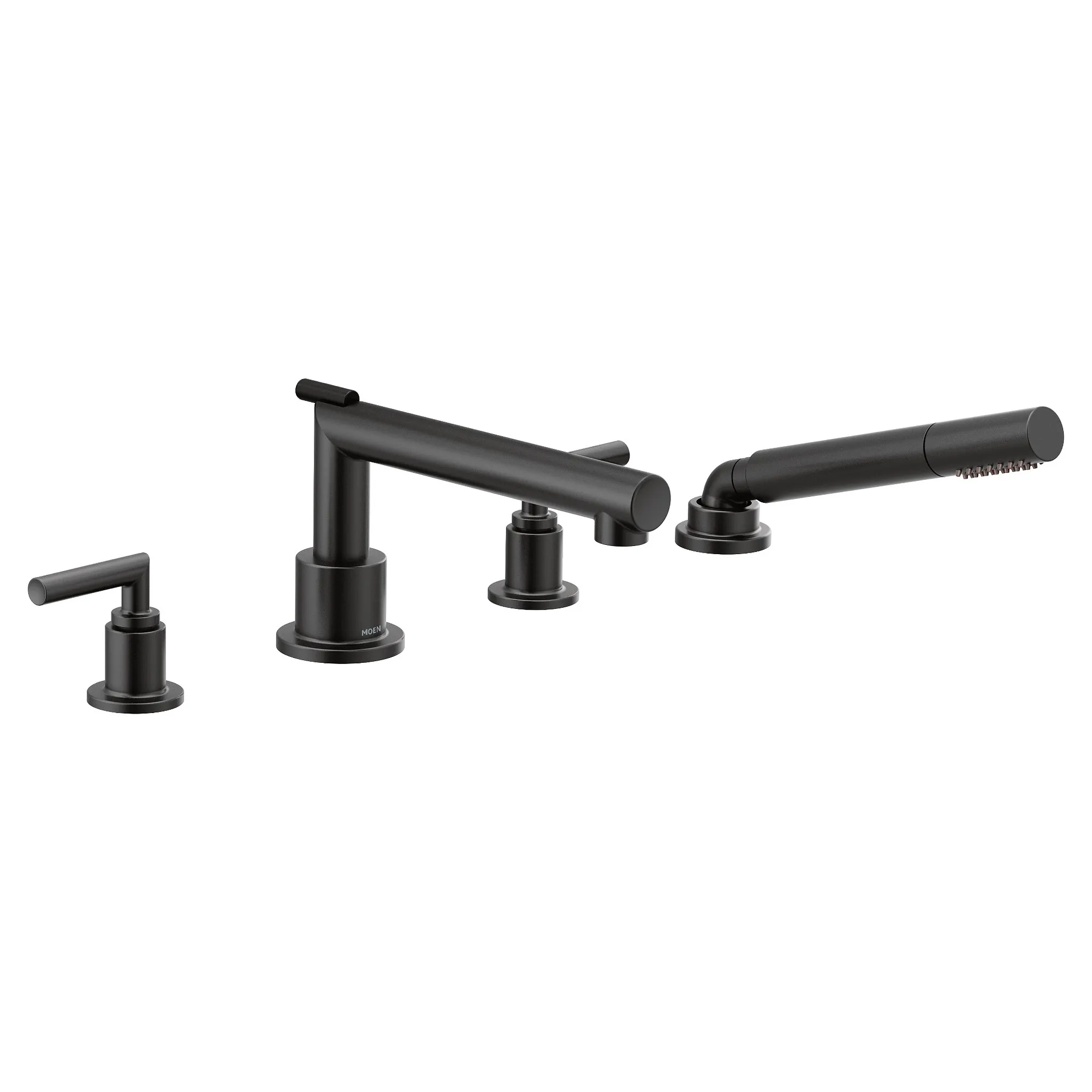 Arris Chrome Two-Handle Diverter Roman Tub Faucet including Handheld Shower - Image 7