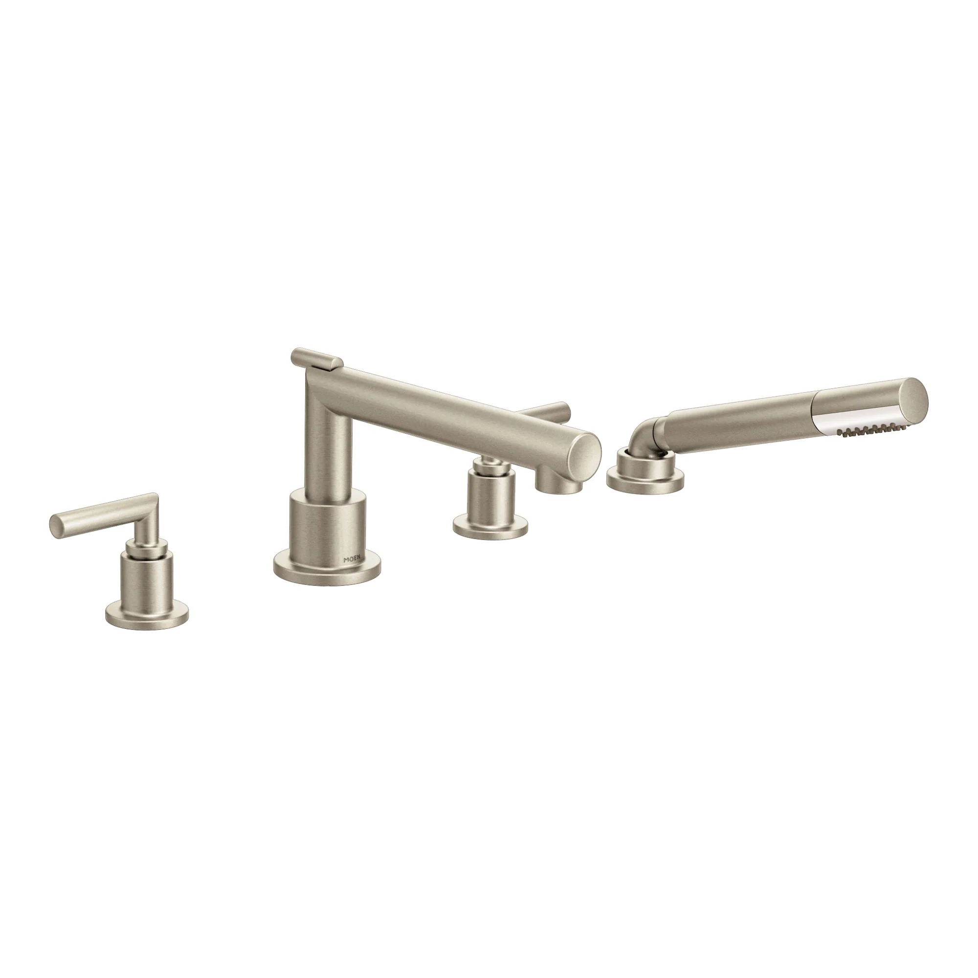 Arris Chrome Two-Handle Diverter Roman Tub Faucet including Handheld Shower - Image 8