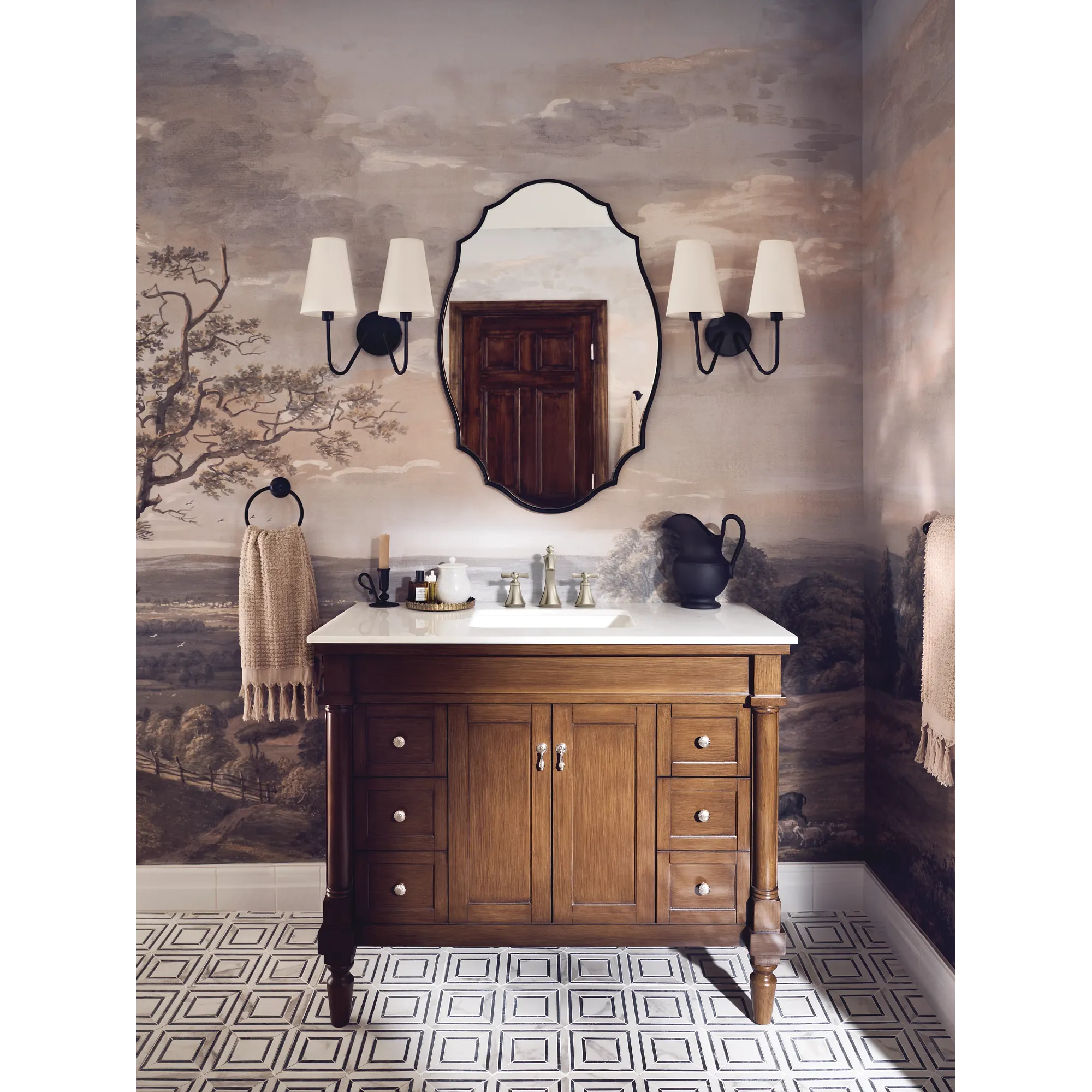 Wynford Chrome two-handle high arc bathroom faucet - Image 12