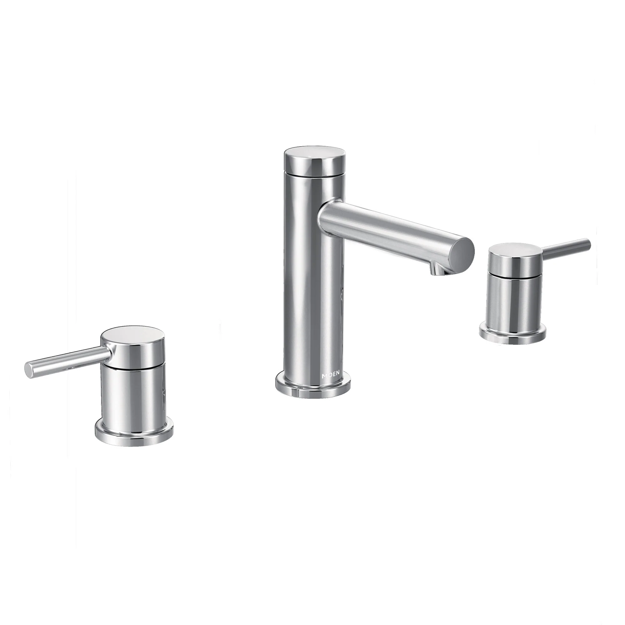 Align Chrome two-handle high arc bathroom faucet