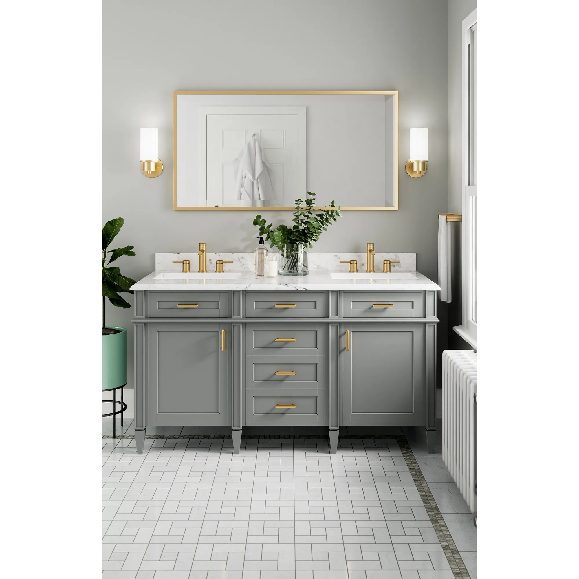 Align Chrome two-handle high arc bathroom faucet - Image 16