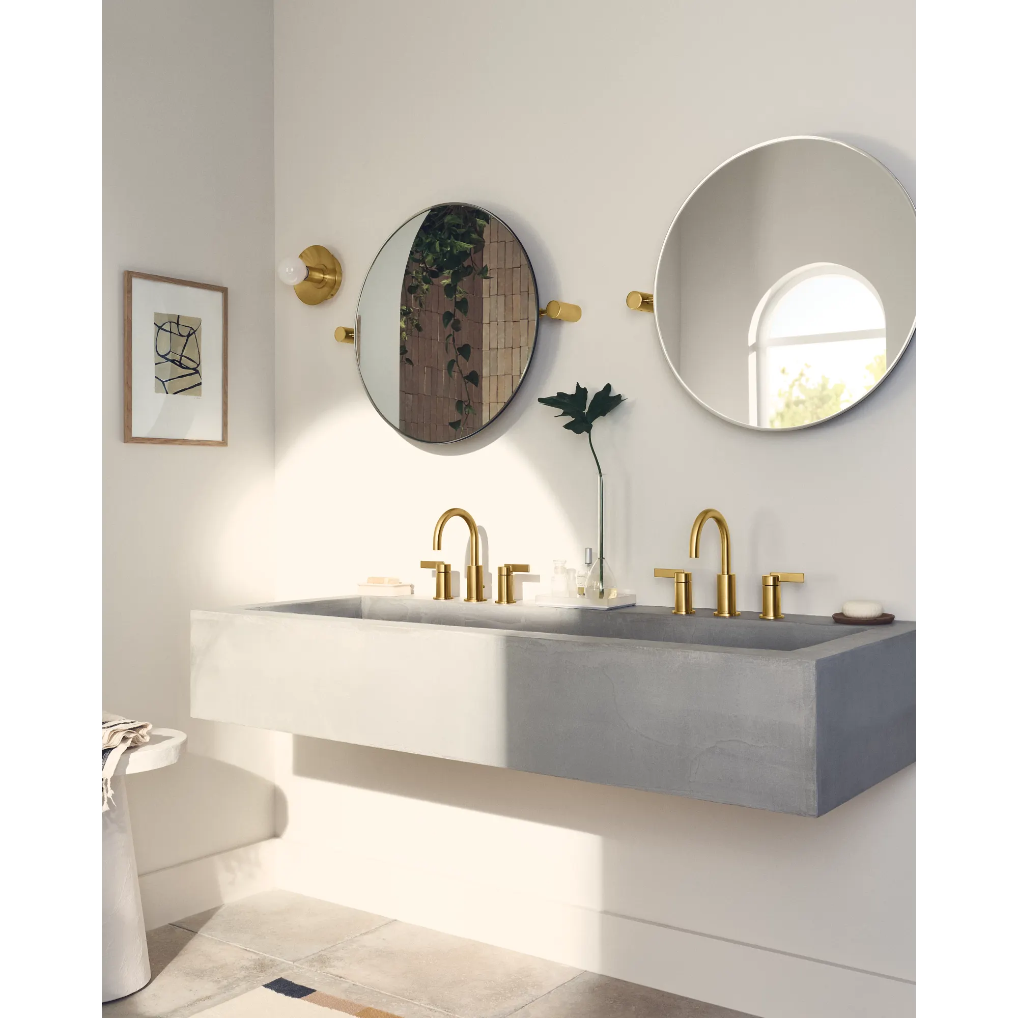 Cia Chrome two-handle high arc bathroom faucet - Image 15