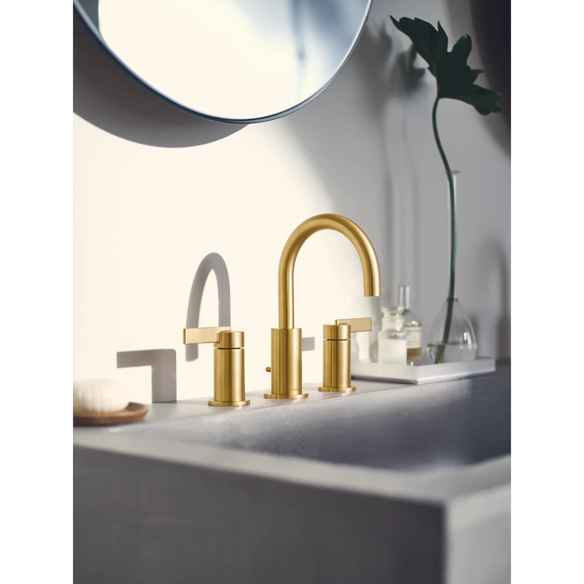 Cia Chrome two-handle high arc bathroom faucet - Image 16