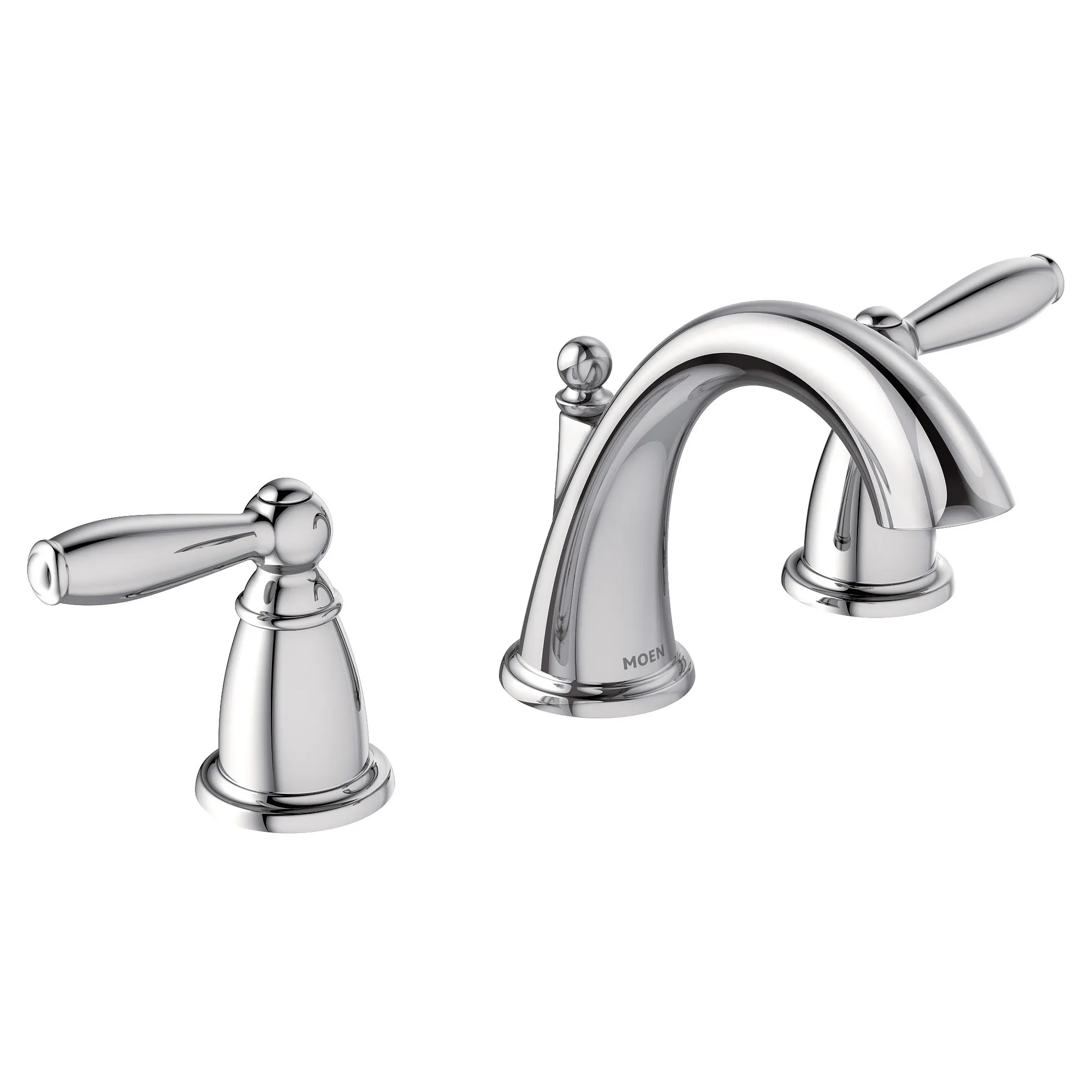 Brantford Chrome two-handle high arc bathroom faucet - Image 2
