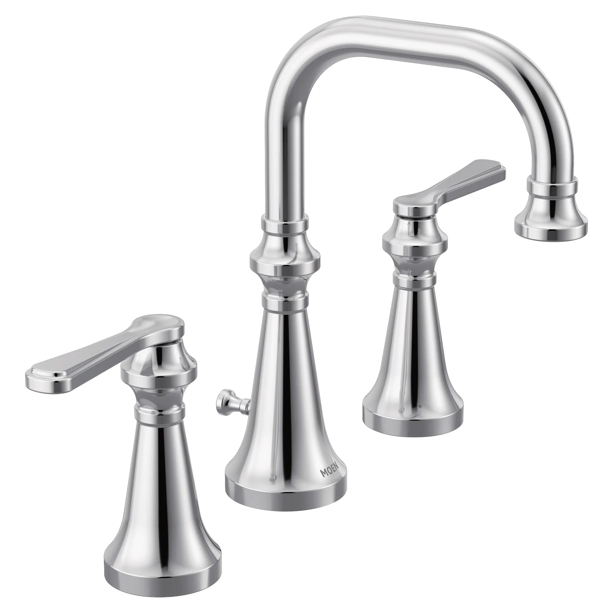 Colinet Chrome two-handle high arc bathroom faucet - Image 2