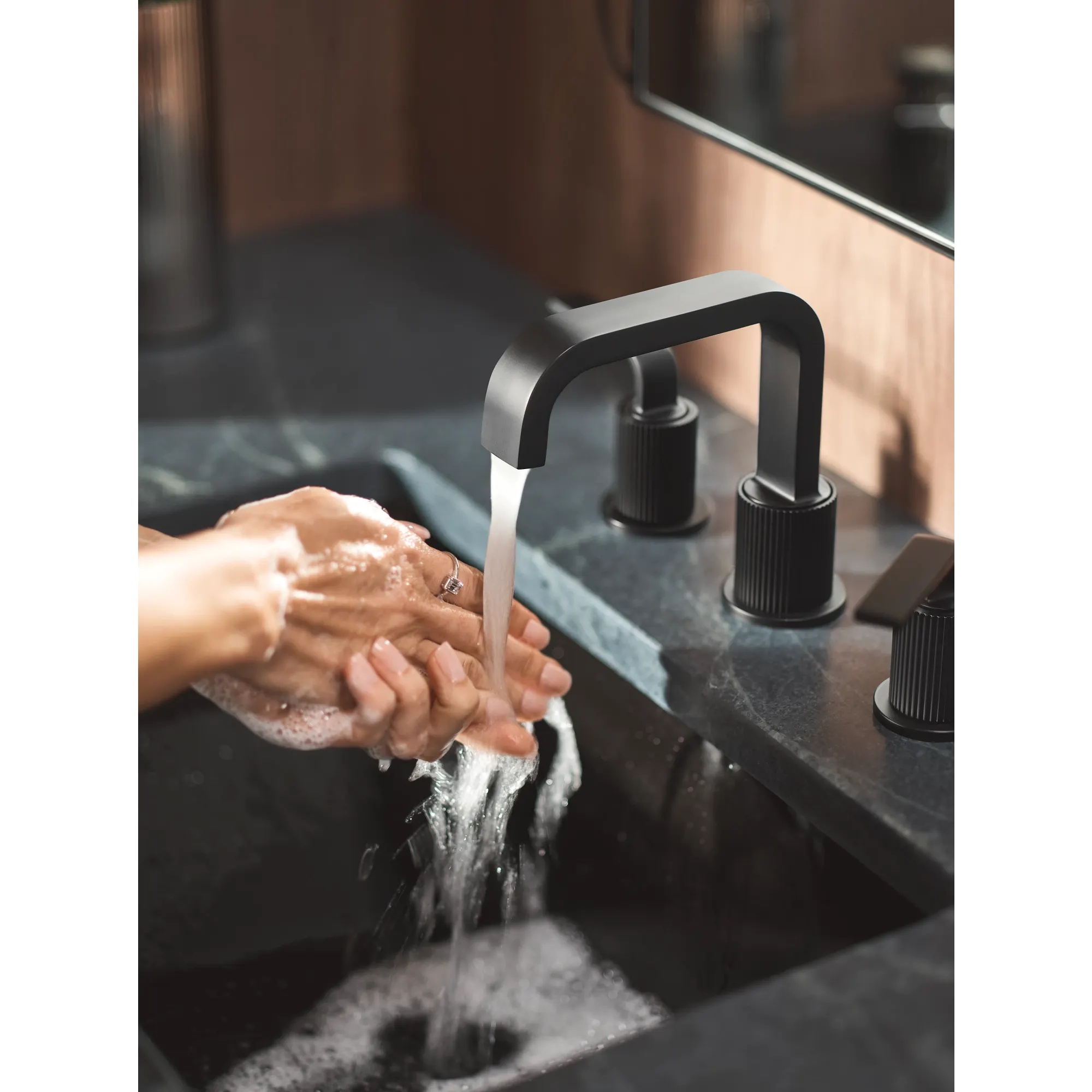 Cambium Chrome two-handle high arc bathroom faucet - Image 8
