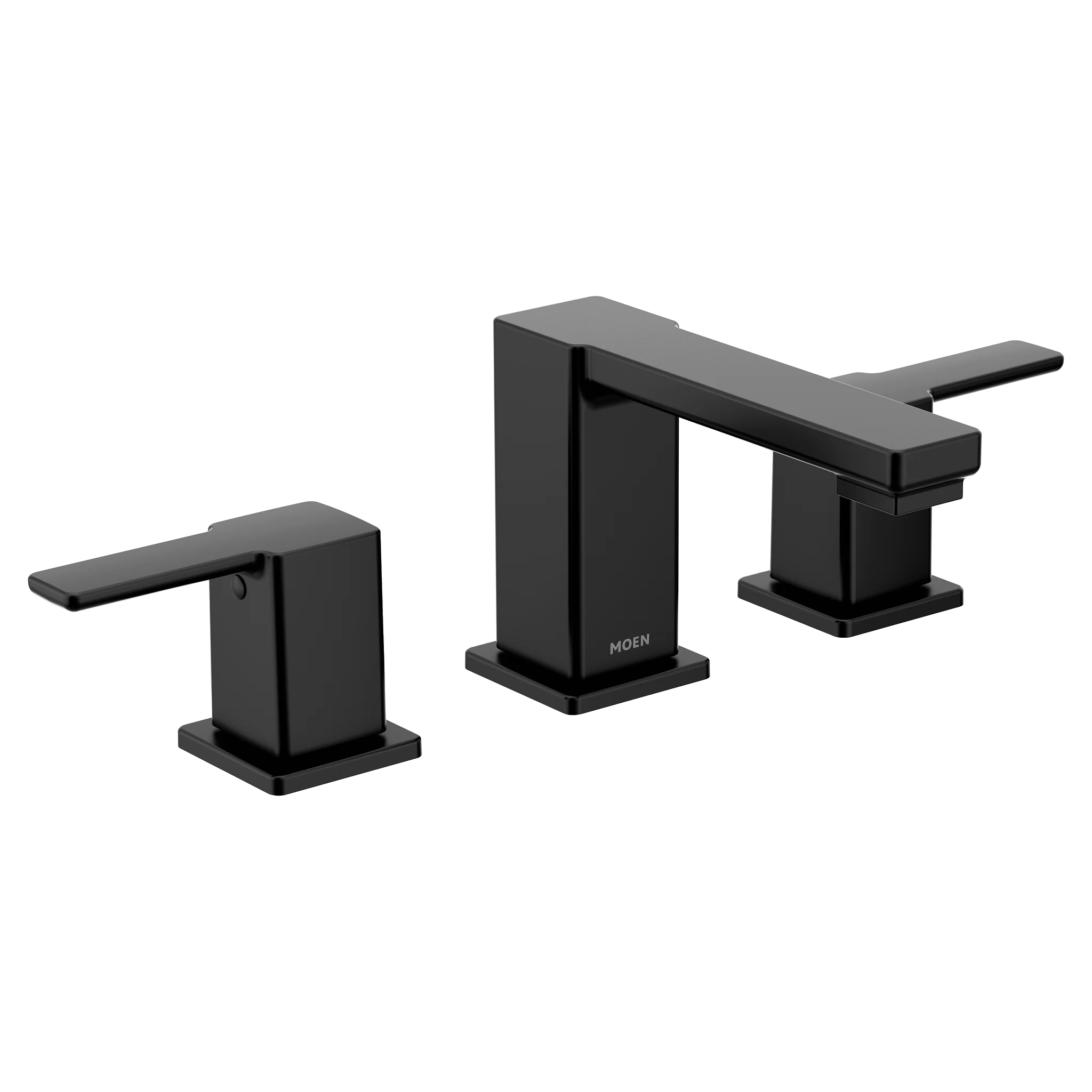 90 Degree Chrome two-handle high arc bathroom faucet - Image 5