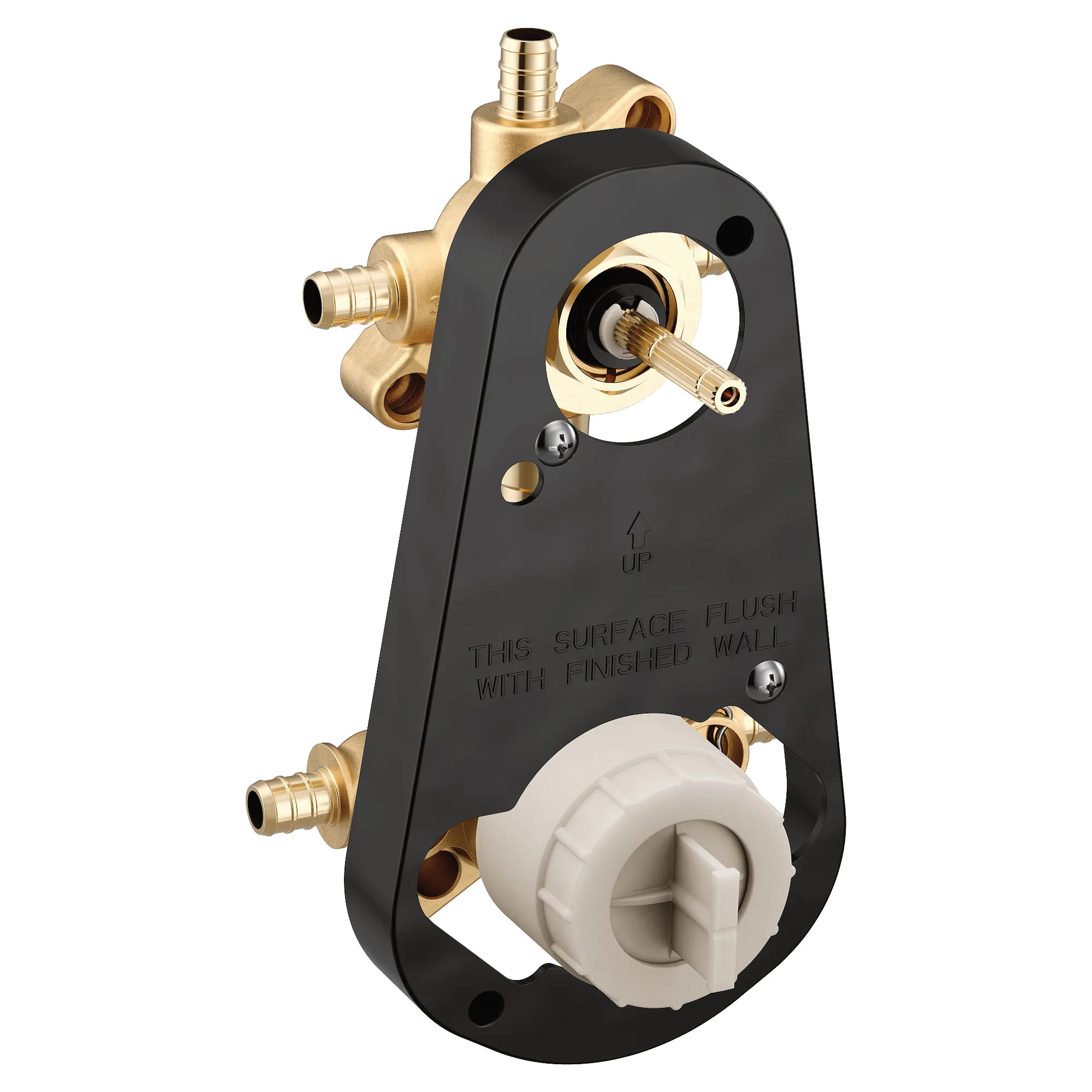M-CORE Transfer 1/2" Crimp Ring Pex Connection Includes Pressure Balancing Stops Volume Control - Image 3