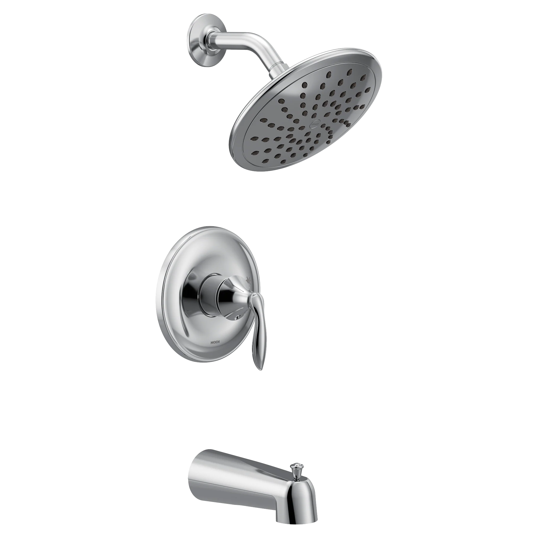 Eva M-CORE 2-Series Tub and Shower Trim with Rainshower