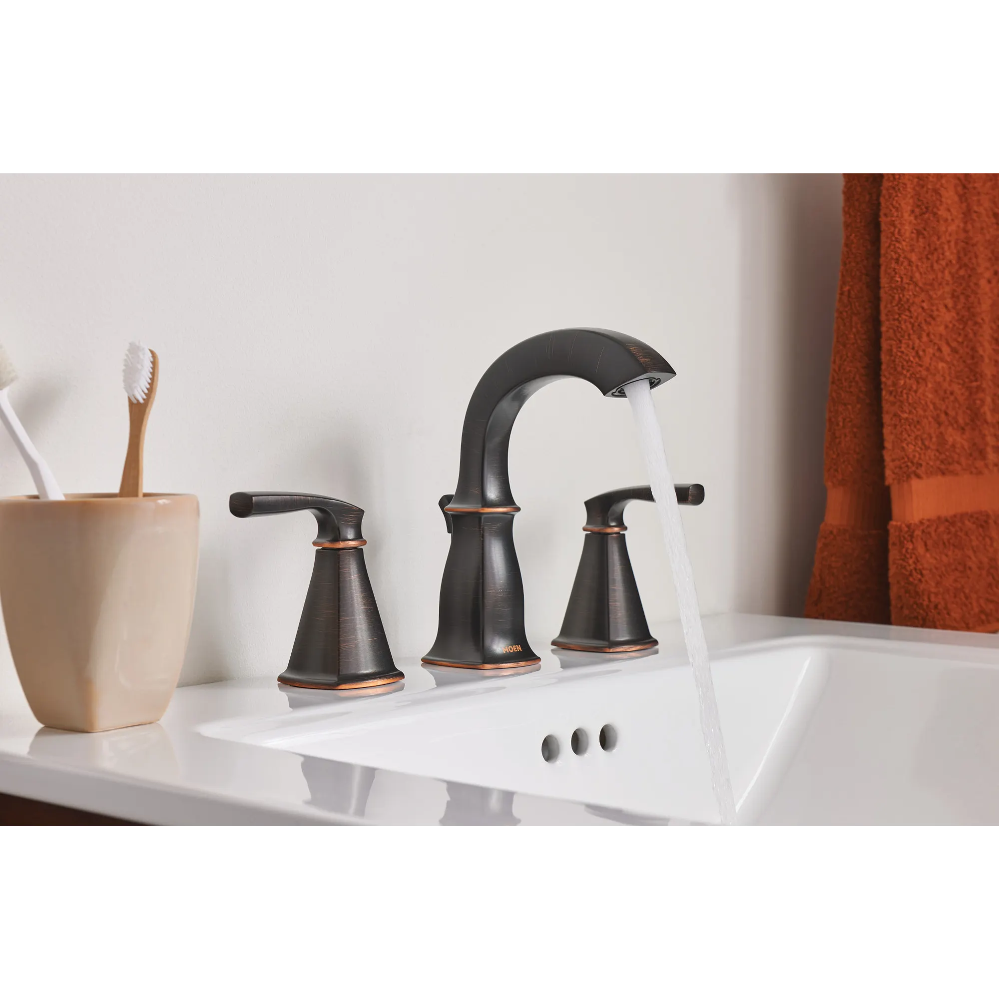 Hensley Two-handle Centerset Bathroom Sink Faucet - Image 3