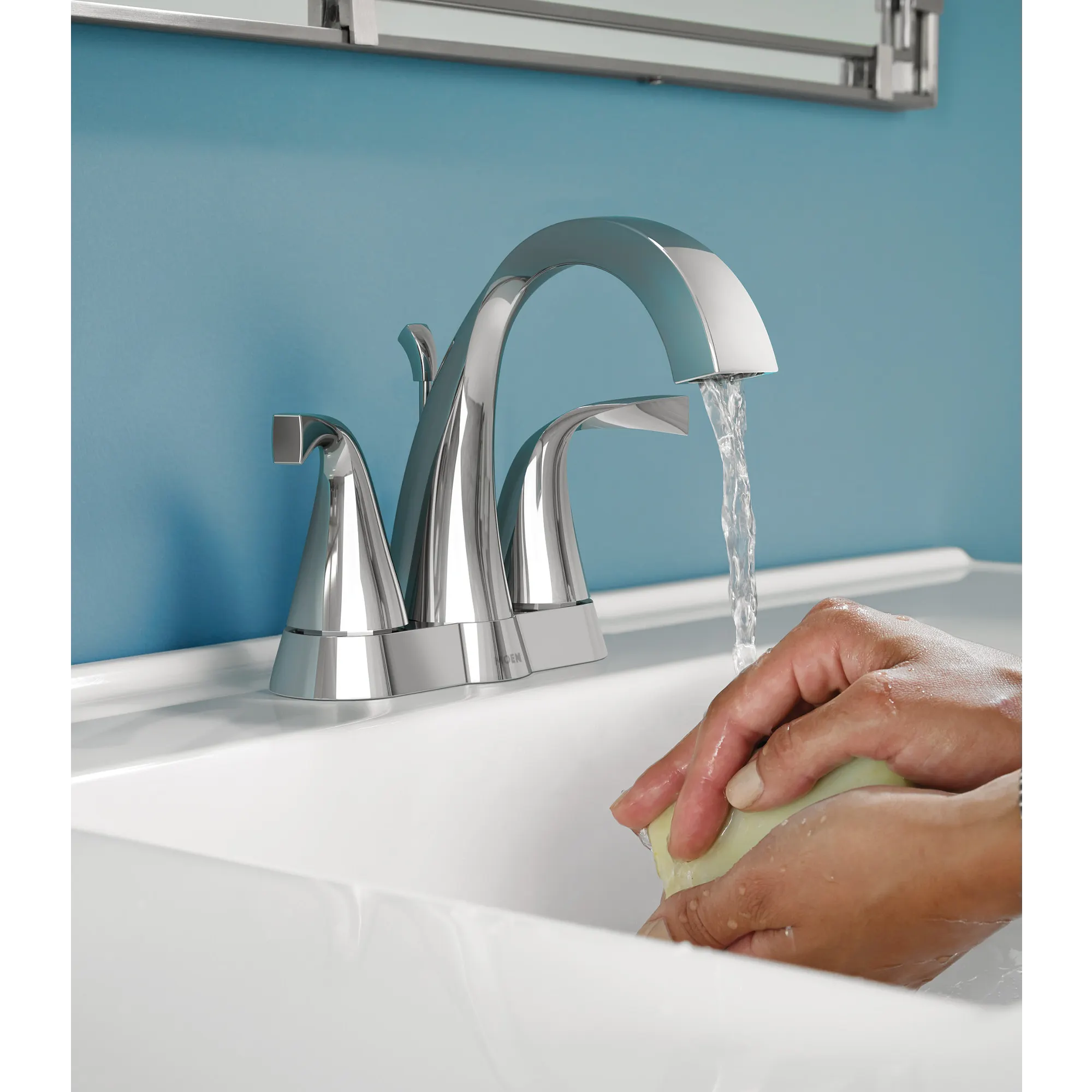 Oxby Two-handle Centerset Bathroom Sink Faucet - Image 2
