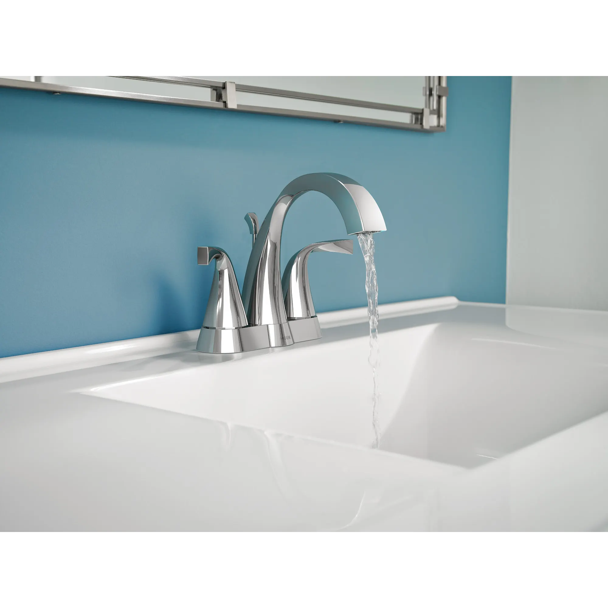 Oxby Two-handle Centerset Bathroom Sink Faucet - Image 3