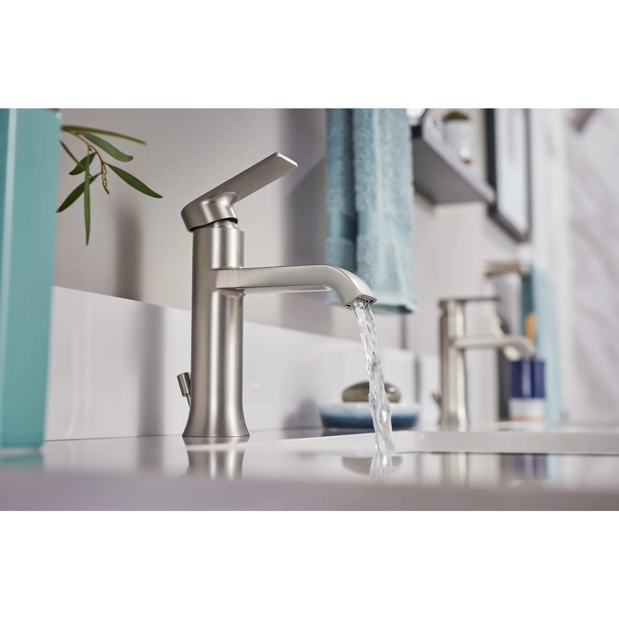 Genta Chrome one-handle bathroom faucet - Image 14