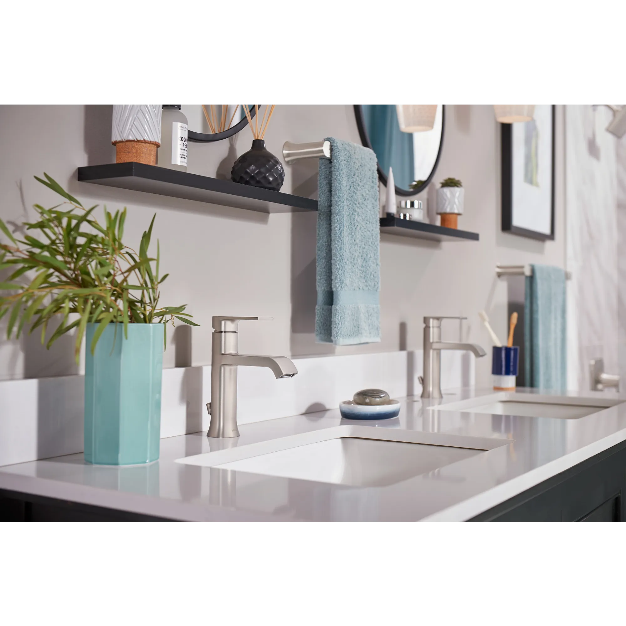 Genta Chrome one-handle bathroom faucet - Image 16