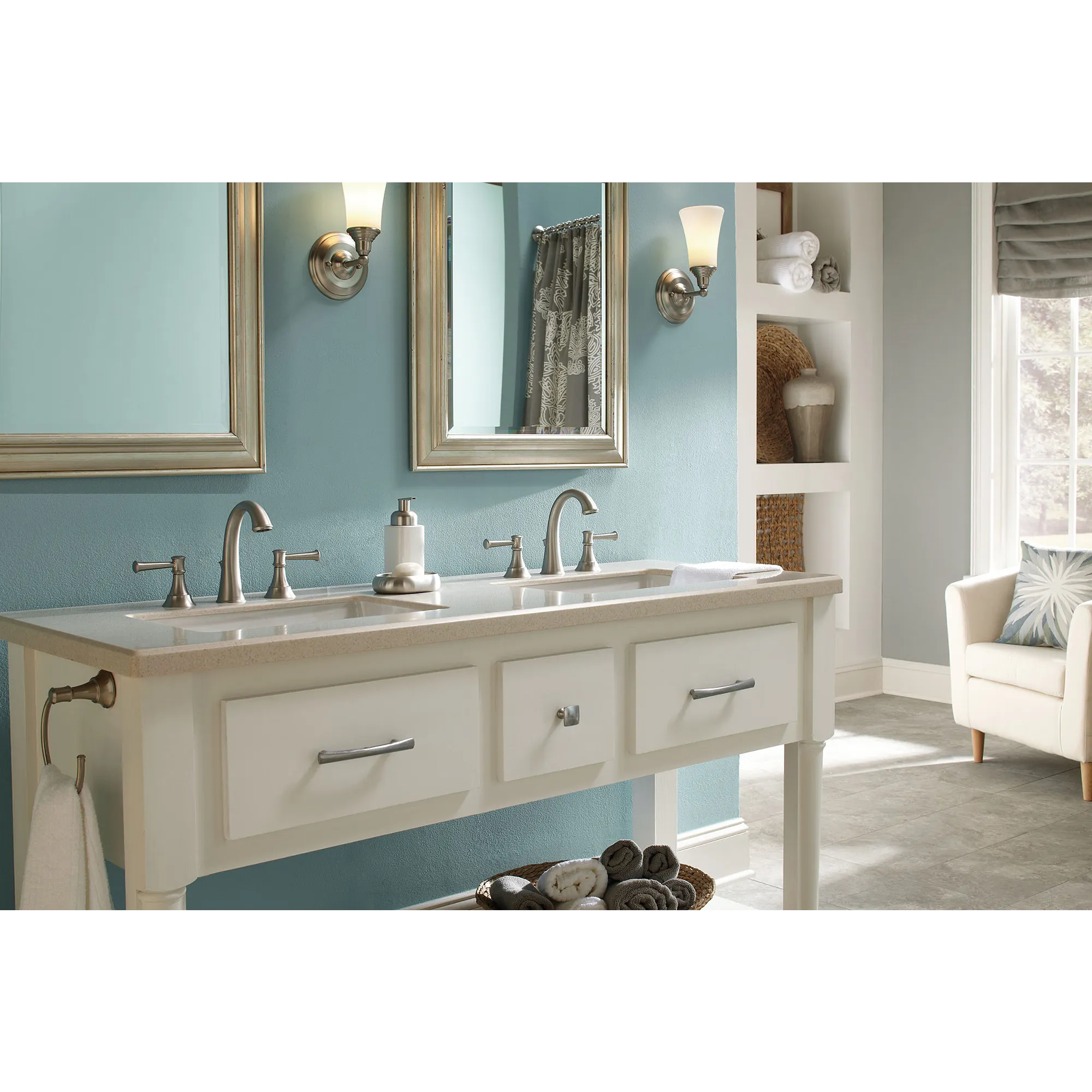 Ashville Two-handle Centerset Bathroom Sink Faucet - Image 4