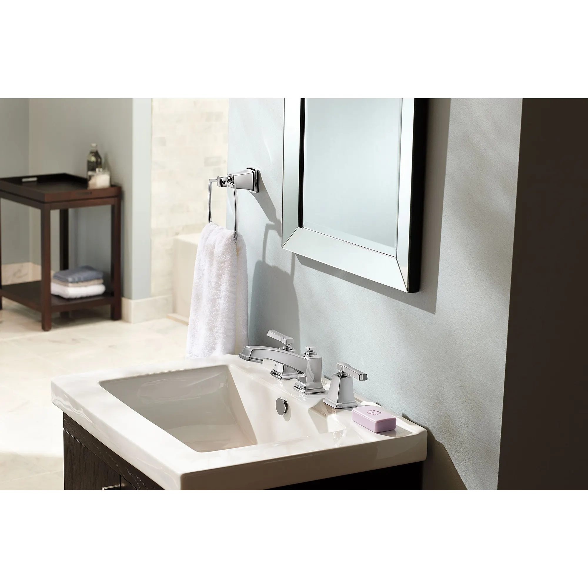 Boardwalk Two-Handle Low Arc Bathroom Faucet - Image 7