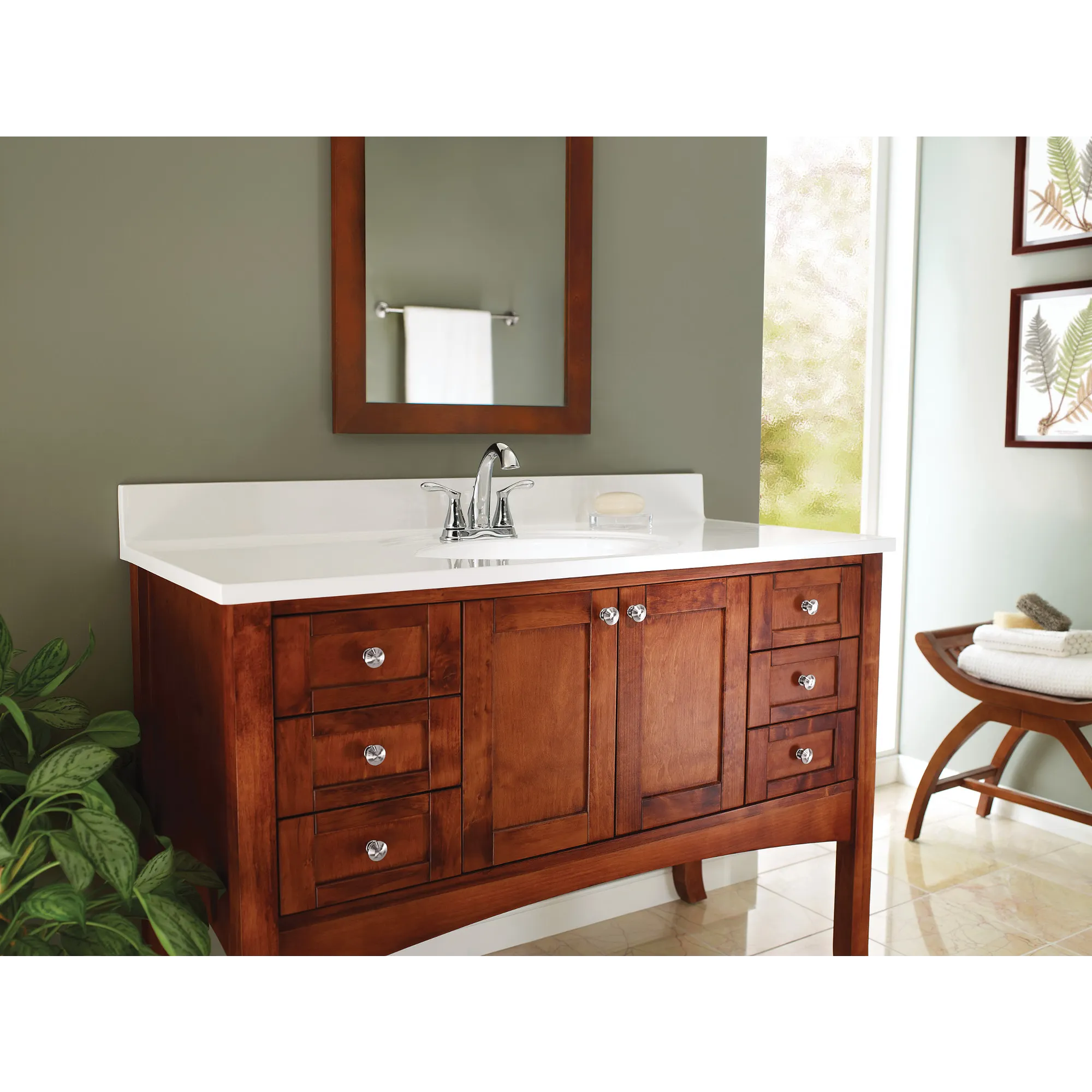 Varese Two-handle Centerset Bathroom Sink Faucet - Image 3