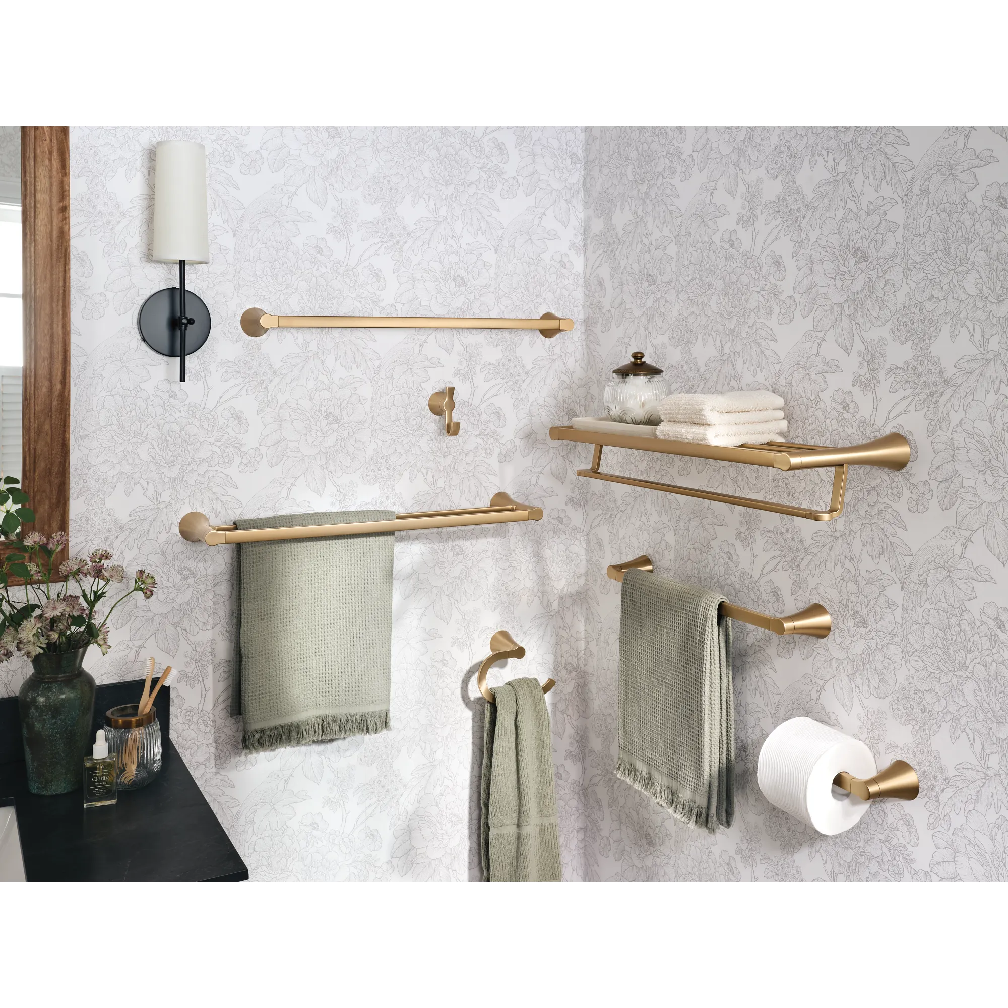 Mikah Chrome towel bar - Image 12